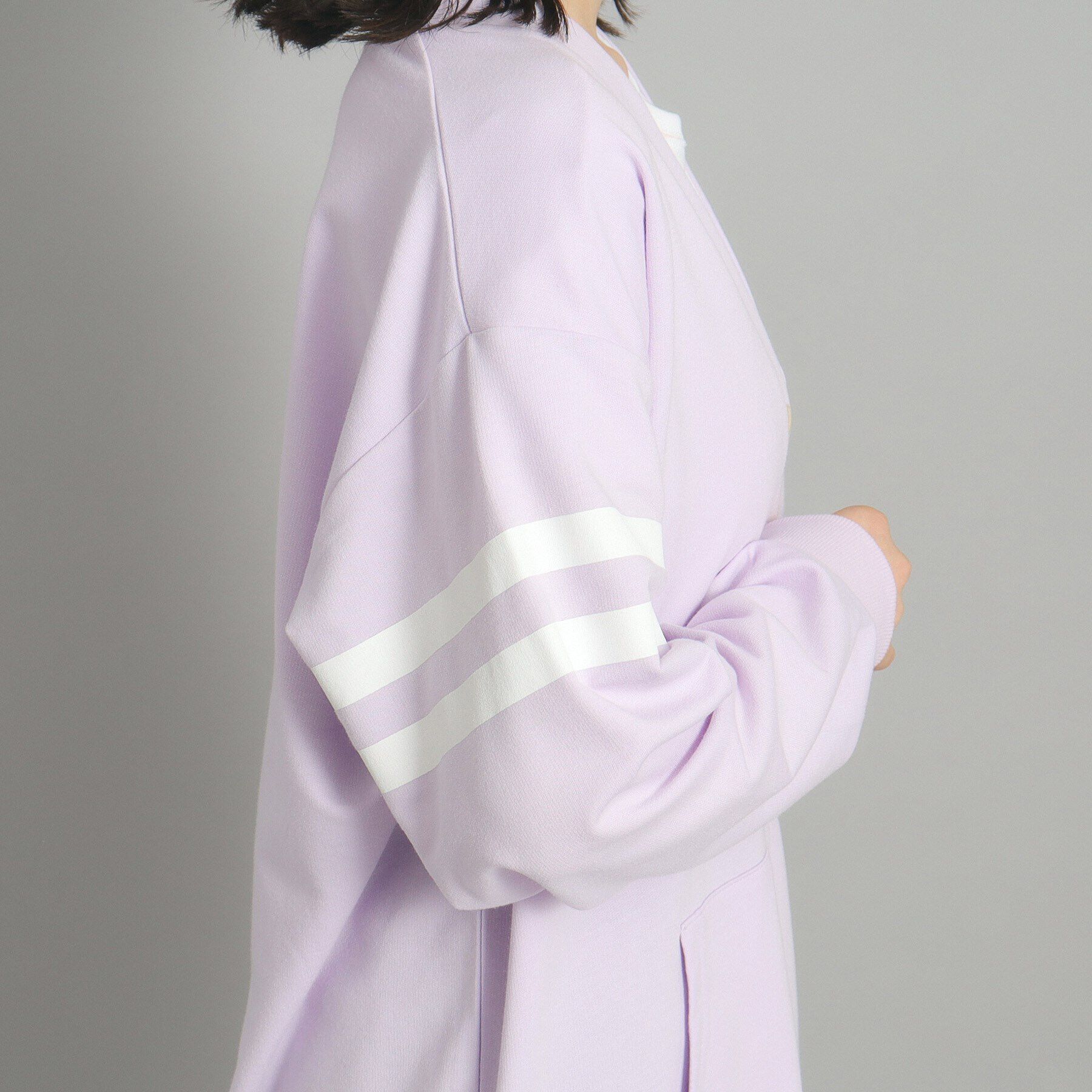 PINK-latte「【130cmあり】カレッジロゴカーディガン」|カーディガン|