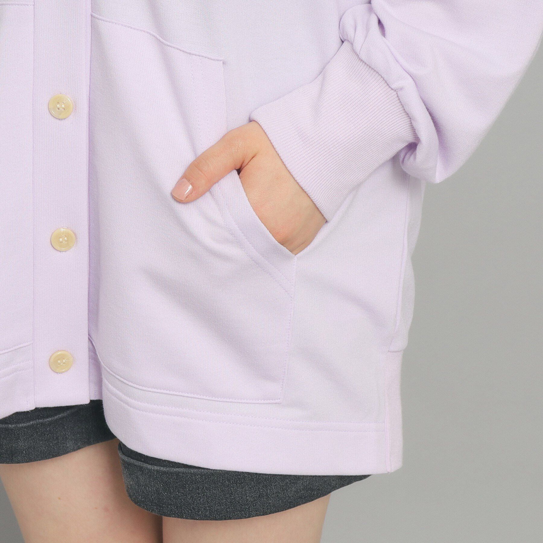 PINK-latte「【130cmあり】カレッジロゴカーディガン」|カーディガン|