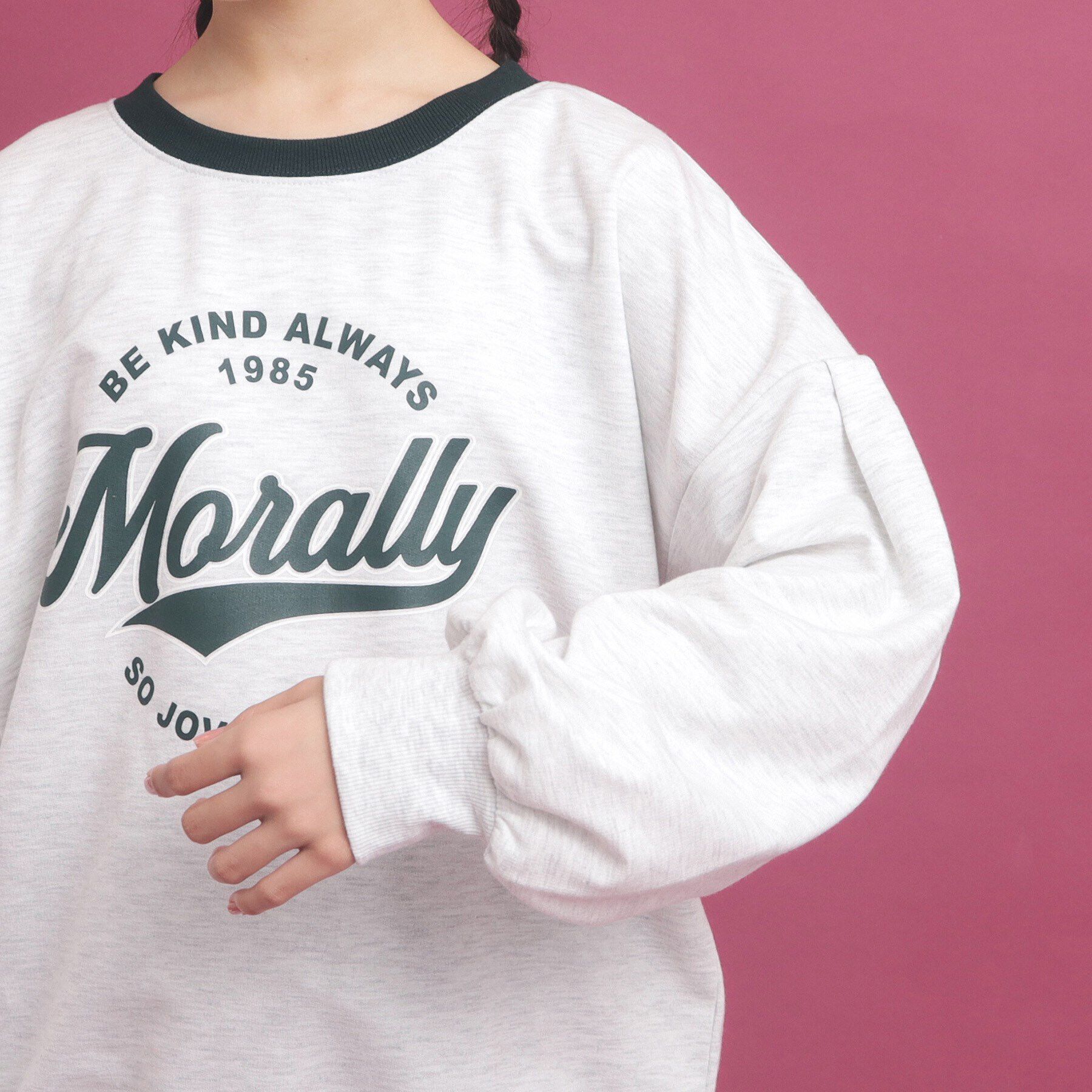 PINK-latte「【セットアップ】コットンミニ裏毛プルオーバー＆ショートパンツ」|その他|