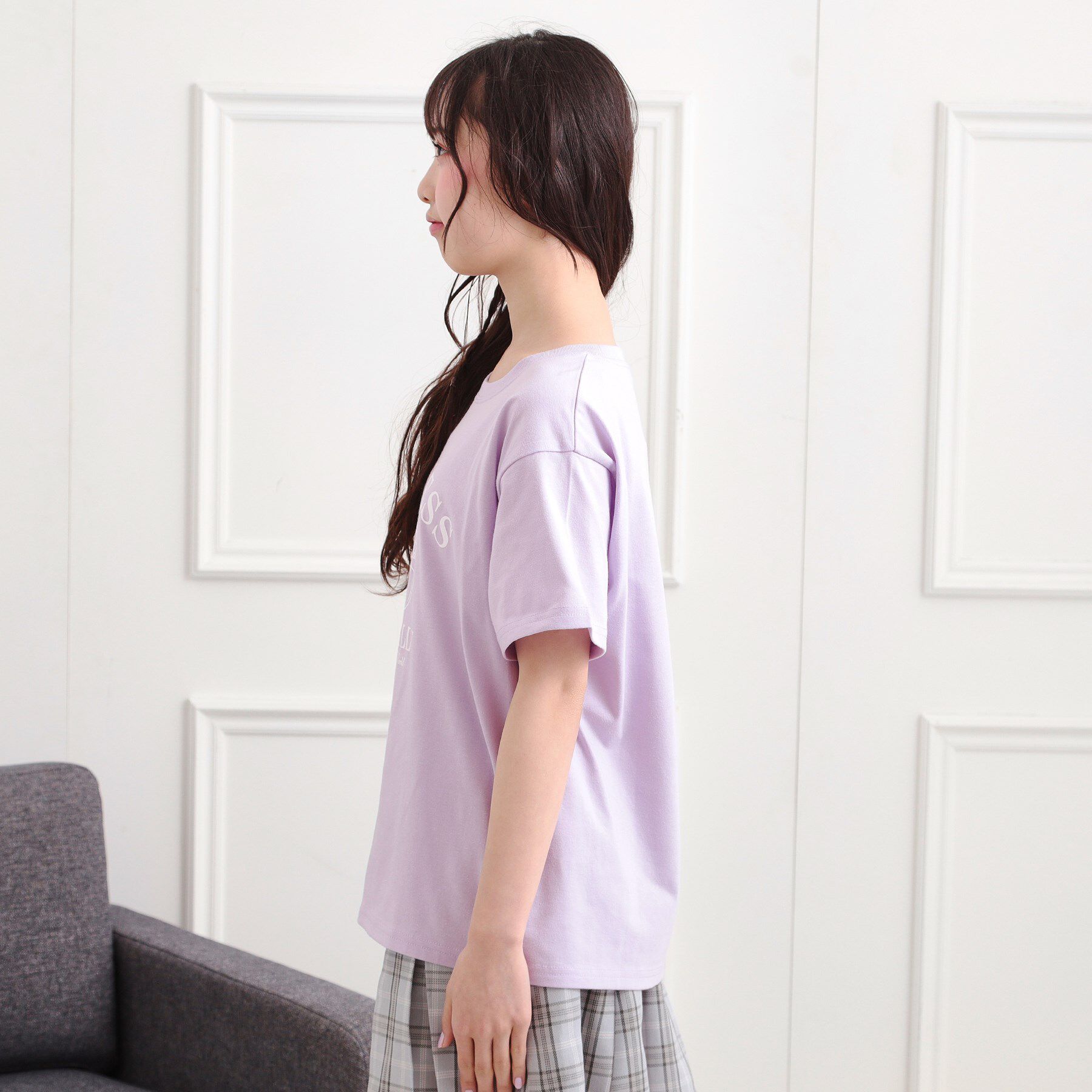 PINK-latte「チェリーモチーフTシャツ」|Tシャツ・カットソー|