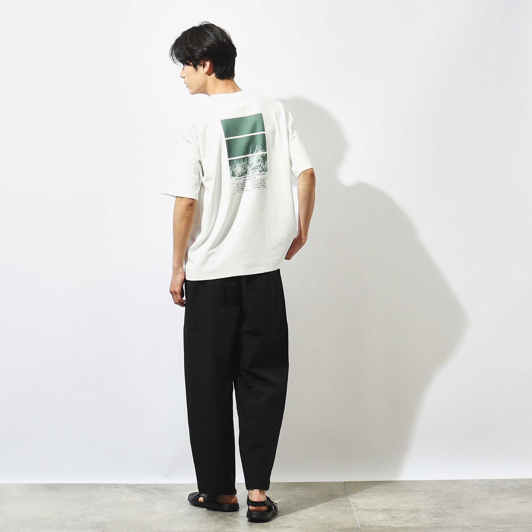 THE SHOP TK「【接触冷感】FRESH NATURE ポンチフォトTシャツ」|Tシャツ・カットソー|