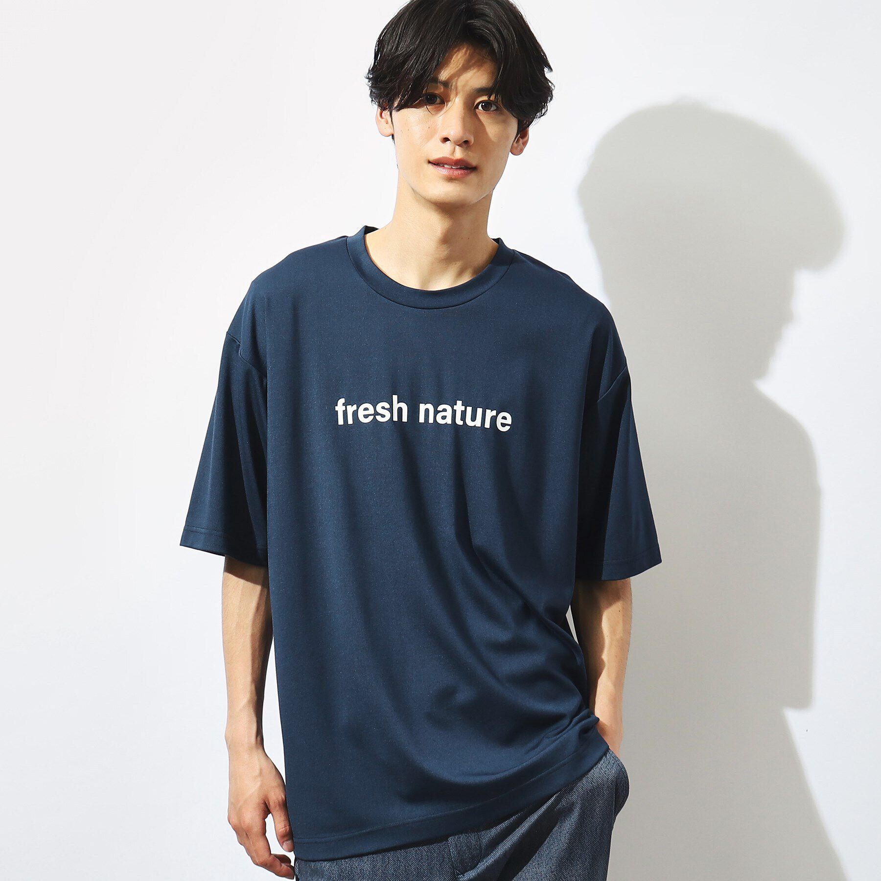 THE SHOP TK「【接触冷感】FRESH NATURE ポンチフォトTシャツ」|Tシャツ・カットソー|