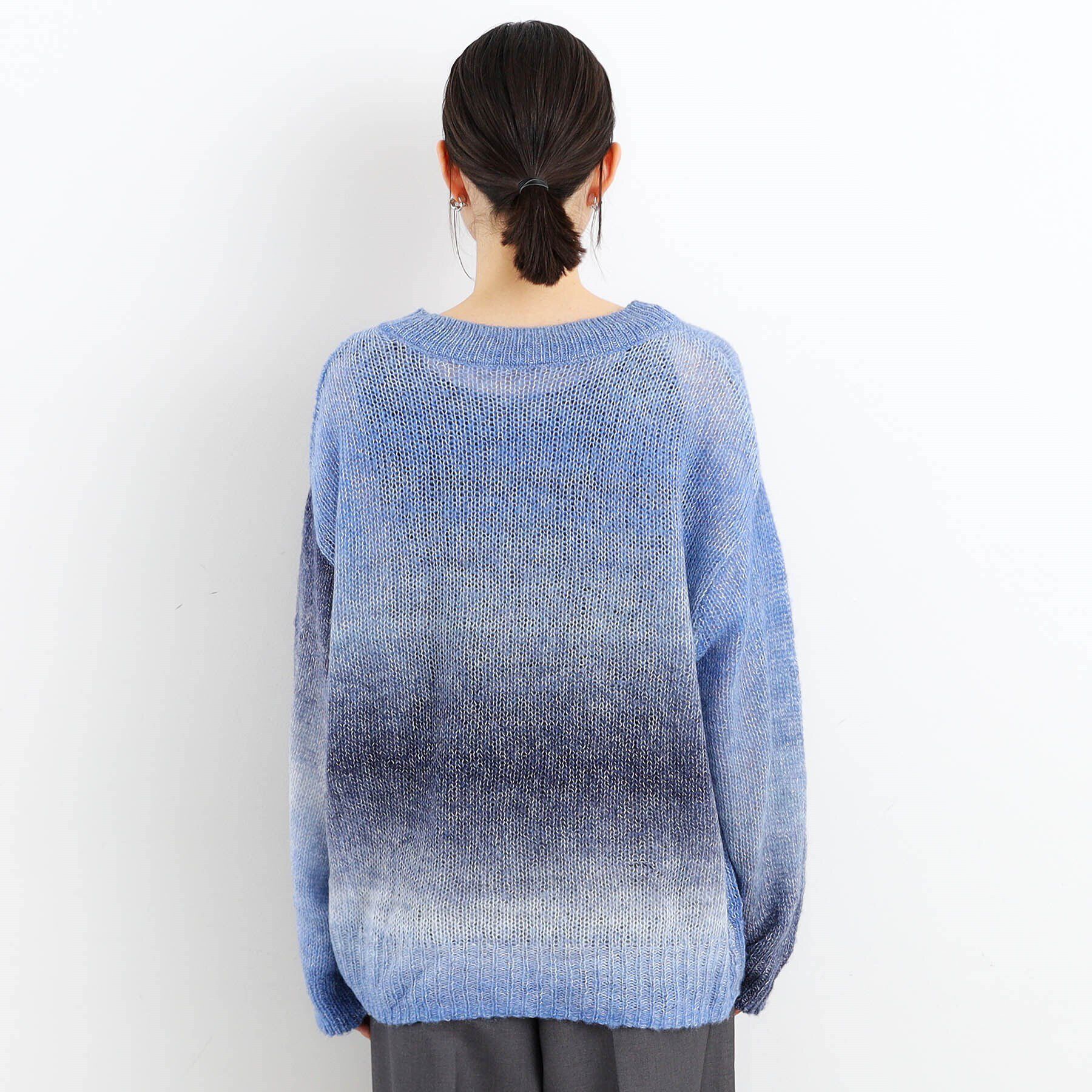 THE SHOP TK「【ヒルナンデス！で紹介】グラデーションシアーニット」|ニット・セーター|