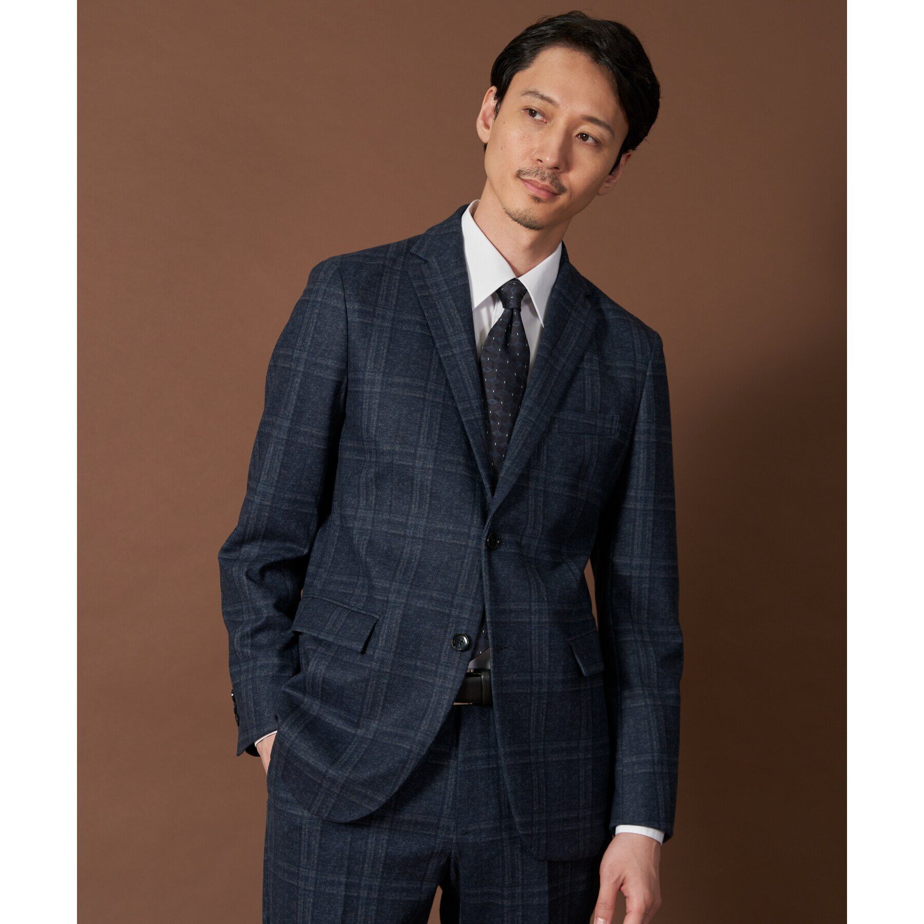 THE SHOP TK「起毛TRジャージジャケット　【セットアップ可/ビジネス対応/ストレッチ】」|テーラードジャケット|