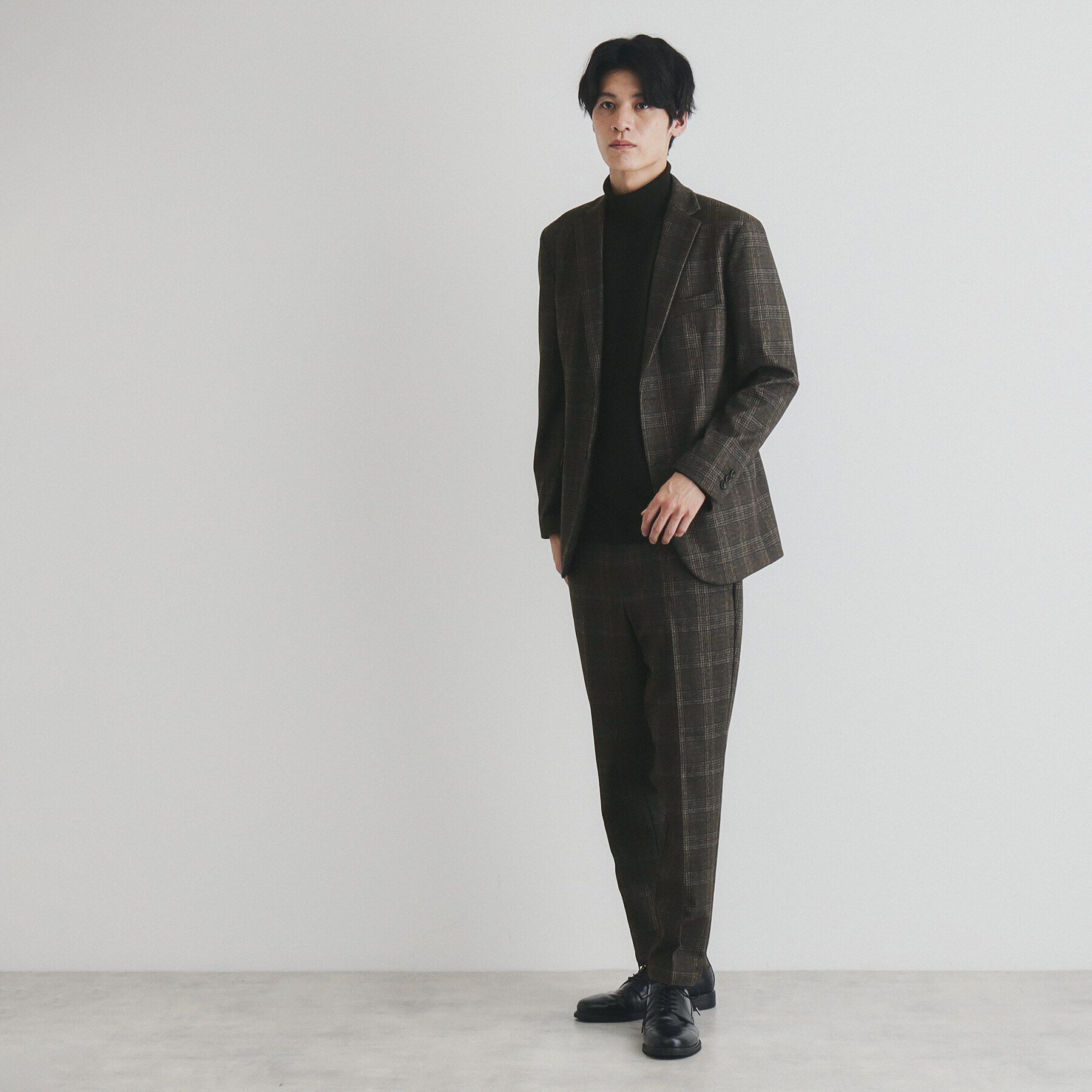 THE SHOP TK「起毛TRジャージジャケット　【セットアップ可/ビジネス対応/ストレッチ】」|テーラードジャケット|