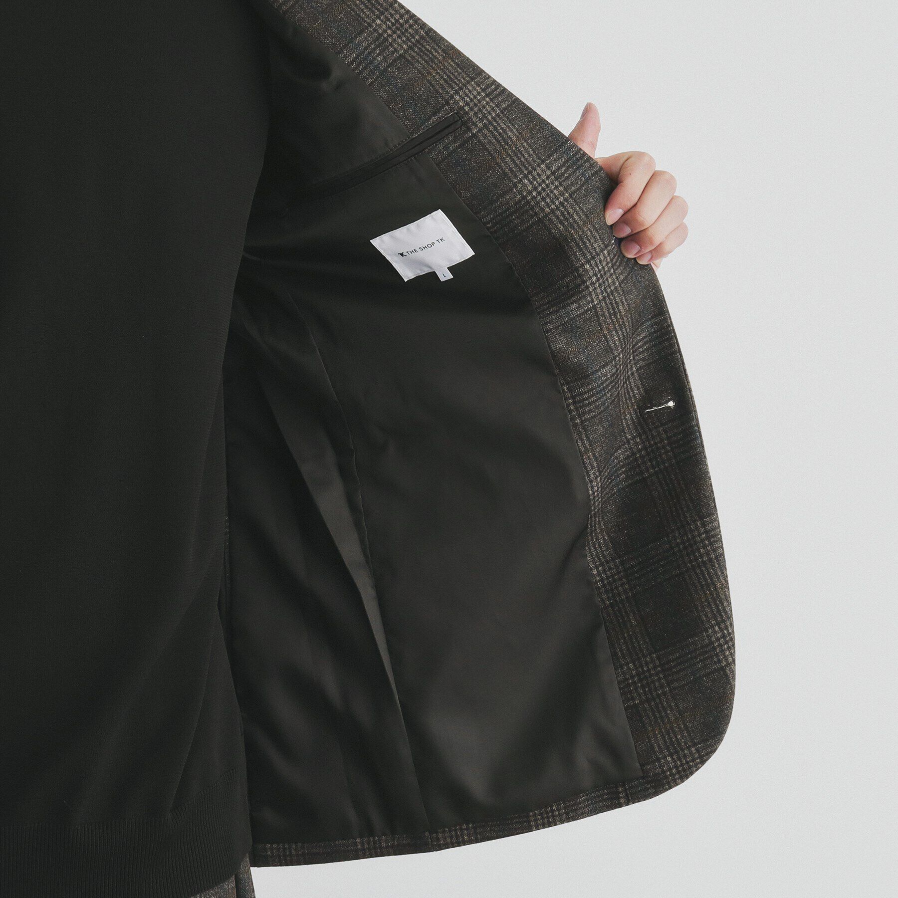 THE SHOP TK「起毛TRジャージジャケット　【セットアップ可/ビジネス対応/ストレッチ】」|テーラードジャケット|