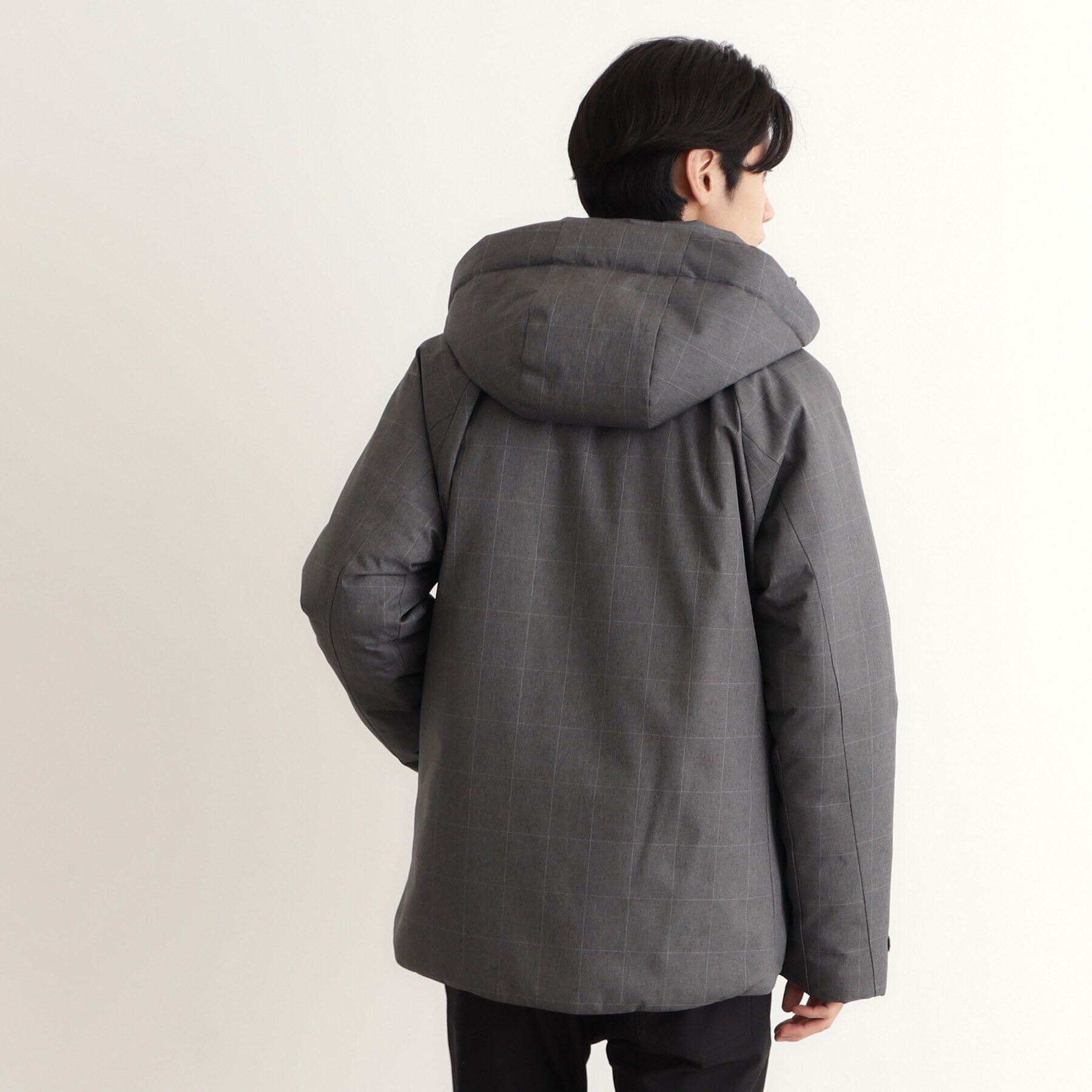 THE SHOP TK「SORONA中綿フードブルゾン 蓄熱／保温／洗える／防風／撥水／ビジネス対応可」|ダウン|