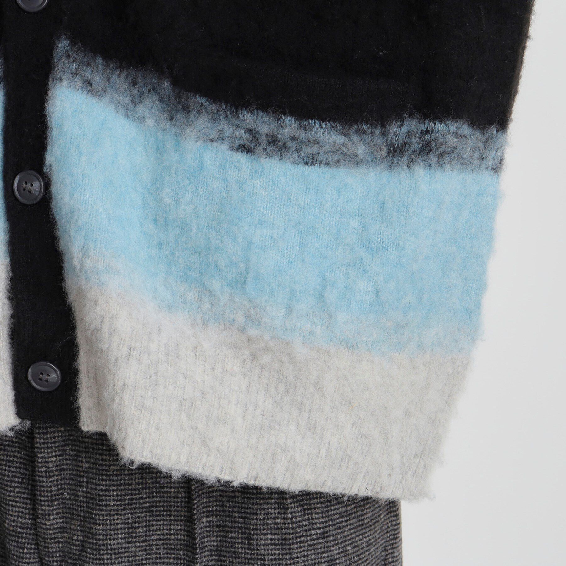 THE SHOP TK「シャギーニットカーディガン ビッグシルエット」|カーディガン|