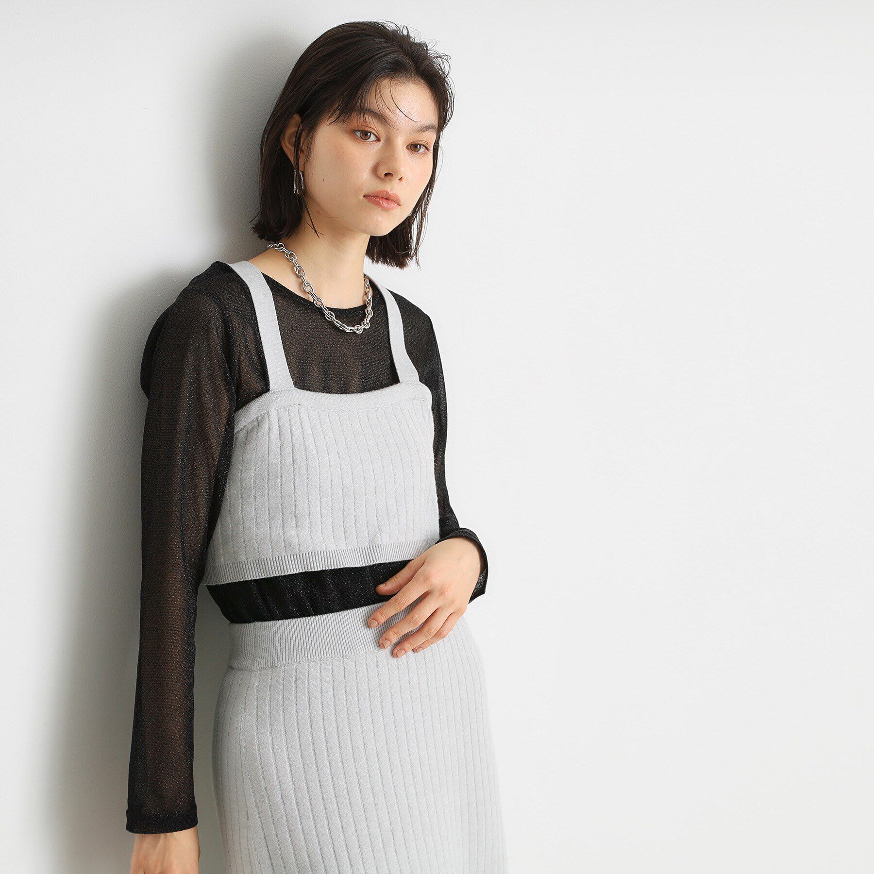 THE SHOP TK「【リバーシブル】ビスチェ＋ナロースカ―トセットアイテム」|スーツ|