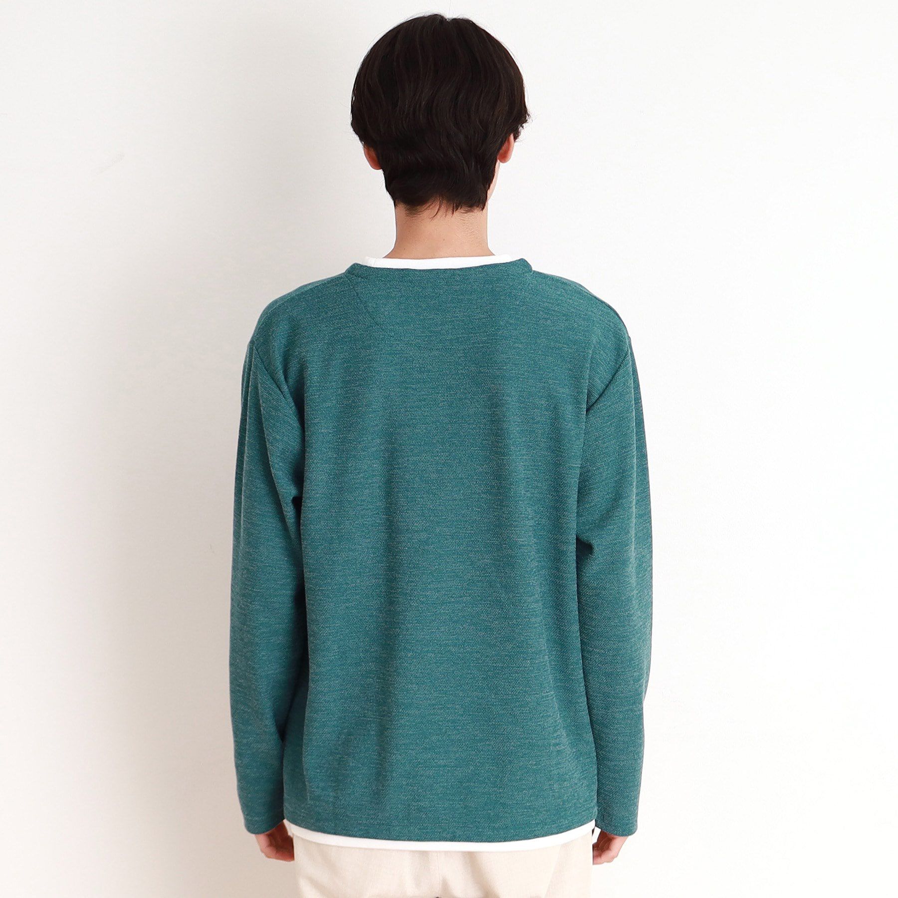 THE SHOP TK「モスフリースキーネックプルオーバー」|Tシャツ・カットソー|