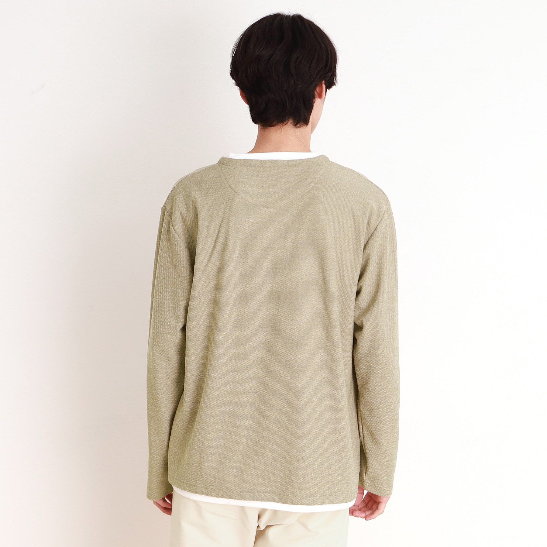 THE SHOP TK「モスフリースキーネックプルオーバー」|Tシャツ・カットソー|