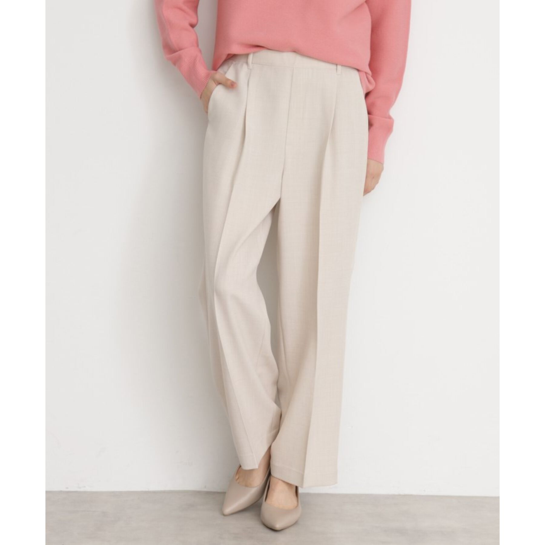 THE SHOP TK「【CAVIAN】ベーシックワイドパンツ/洗濯機OK」|その他|