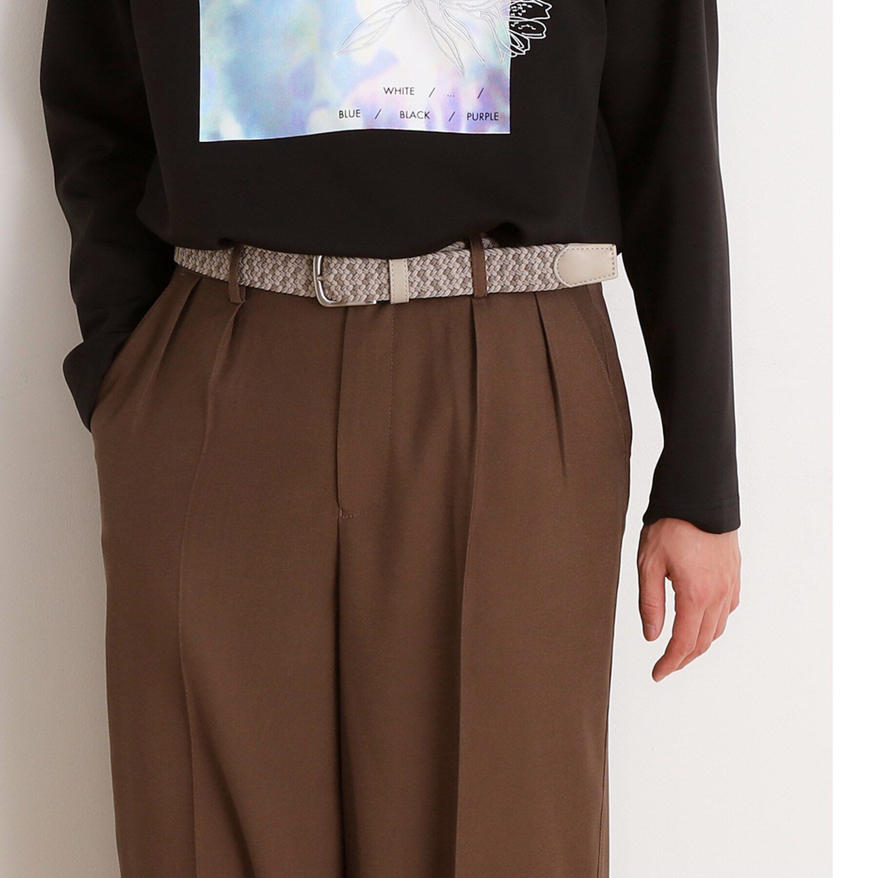 THE SHOP TK「ゴムメッシュベルト 新色追加 ／ ストレッチ」|ベルト|