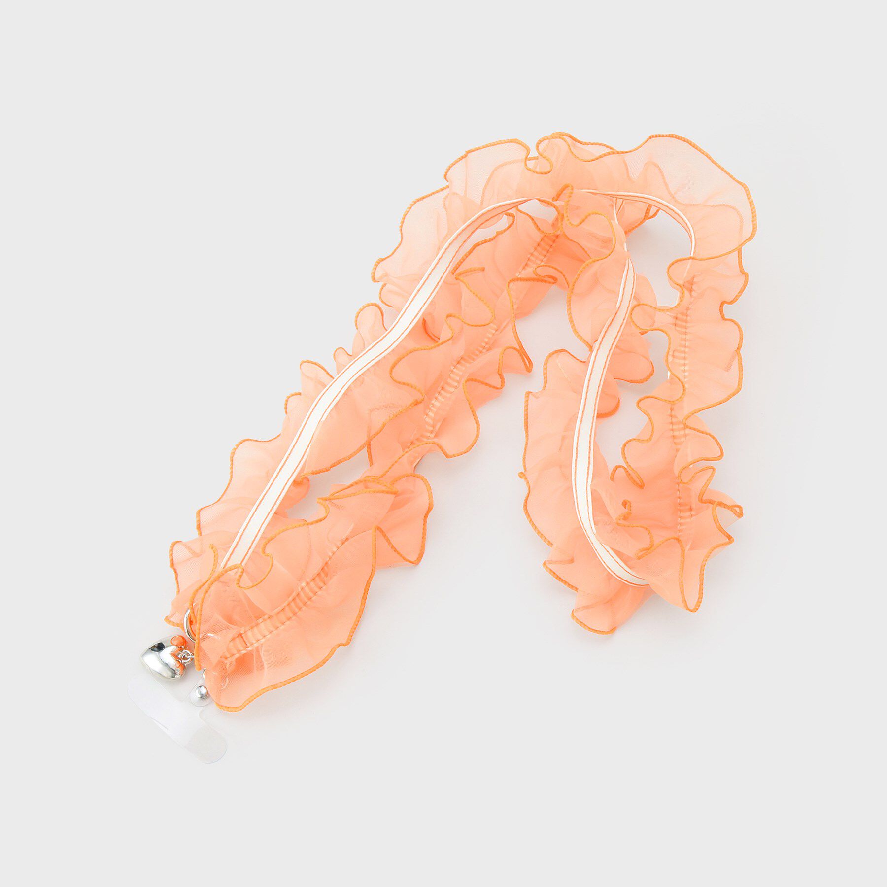 THE SHOP TK「フリルスマホショルダー」|ストラップ|オレンジ(066)