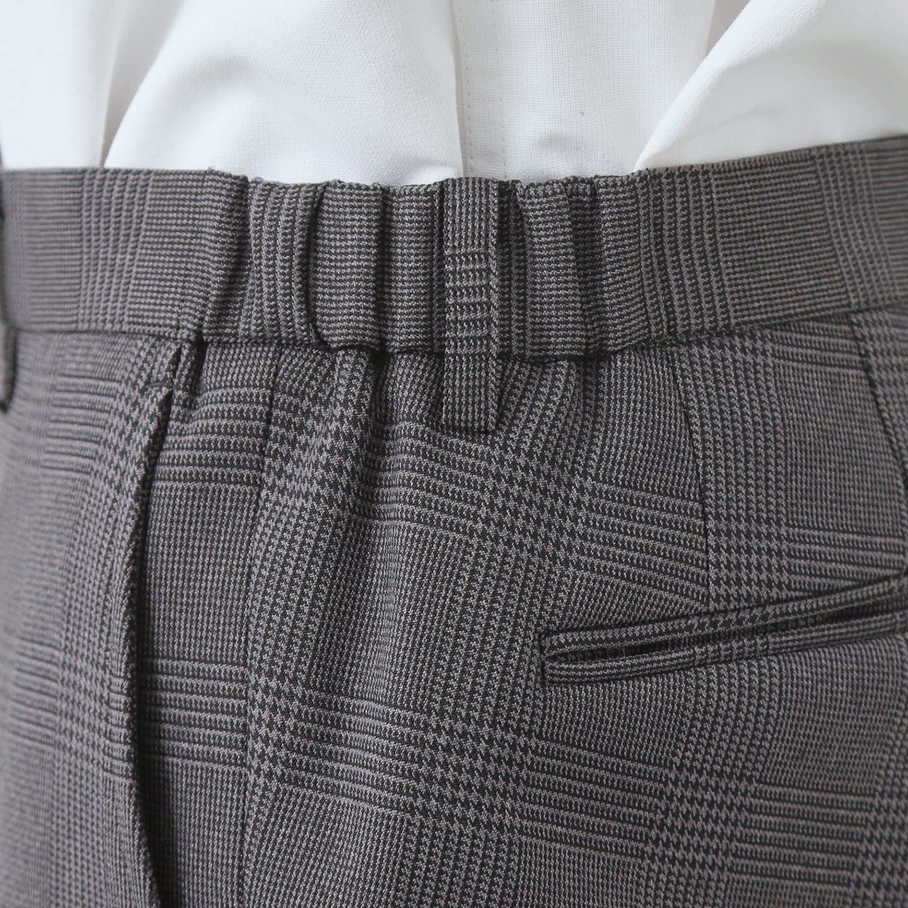 THE SHOP TK「【セットアップ可/防シワ/洗濯機OK】AVANT WOOLYグレンチェックスラックス」|その他|