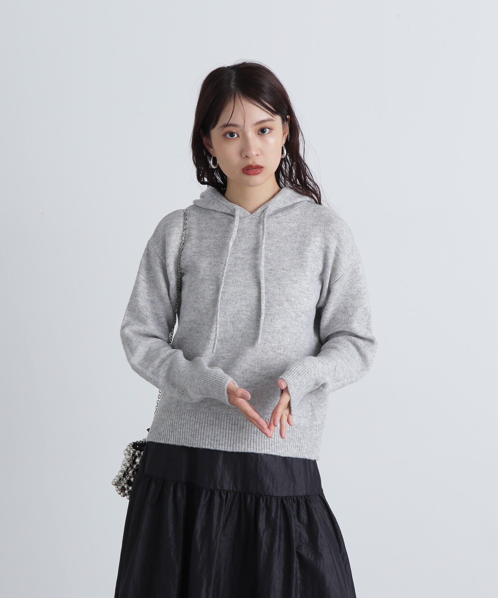  「ニットパーカー」|ニット・セーター|