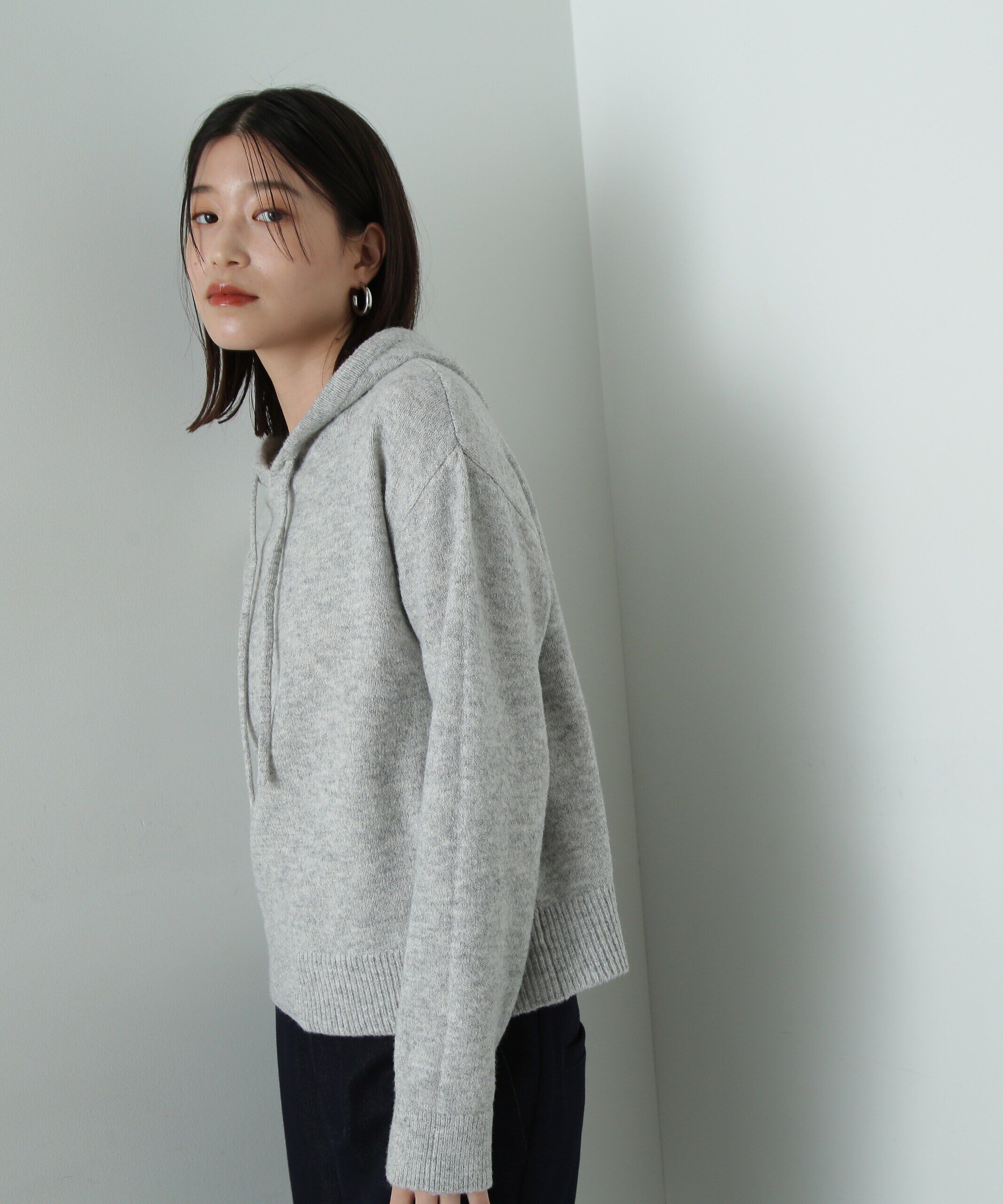  「ニットパーカー」|ニット・セーター|