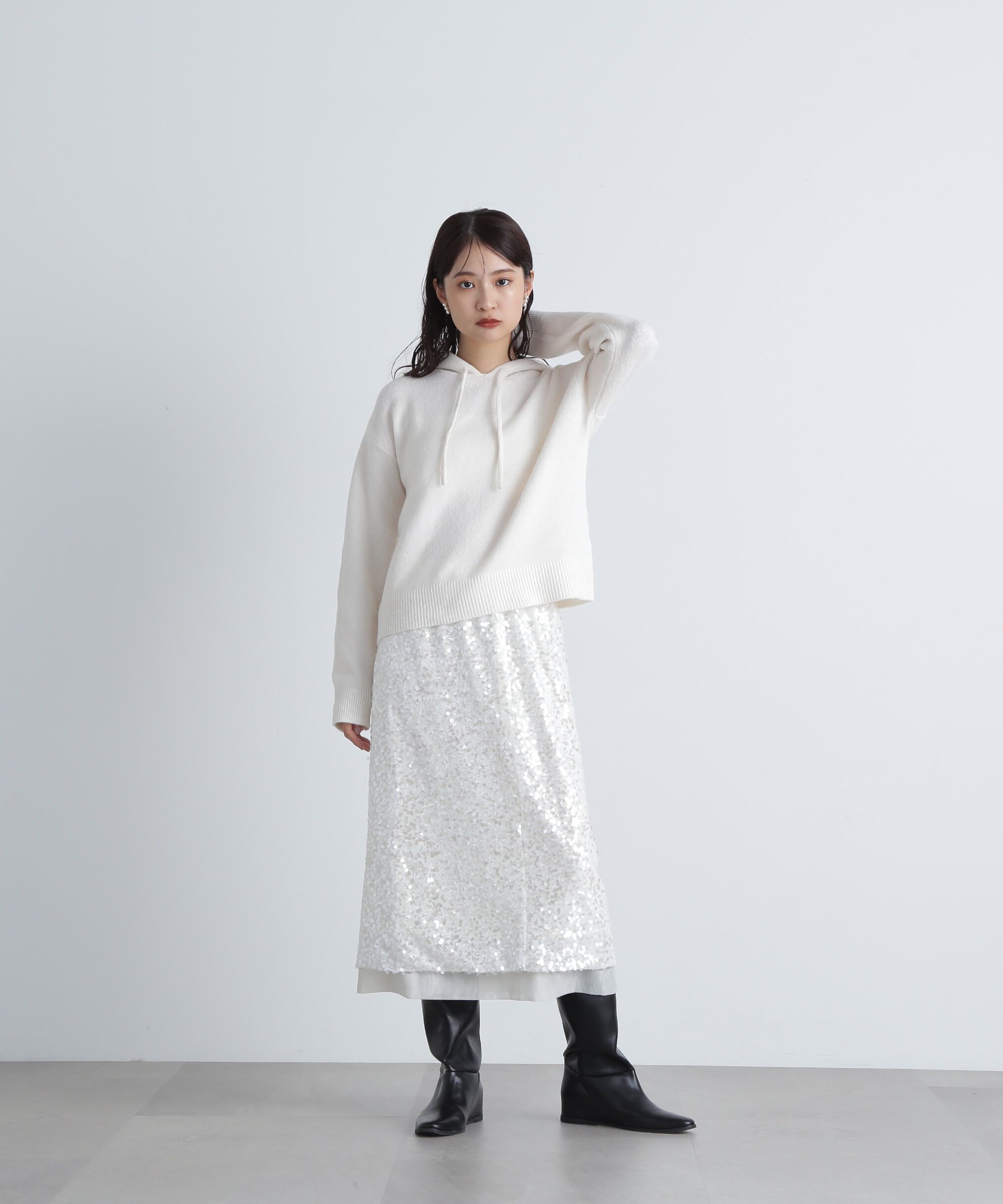  「ニットパーカー」|ニット・セーター|