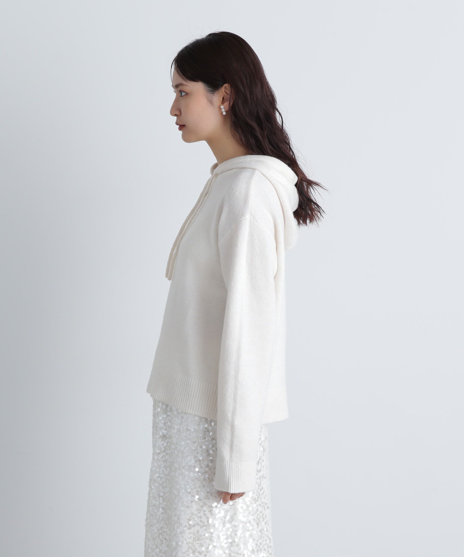  「ニットパーカー」|ニット・セーター|