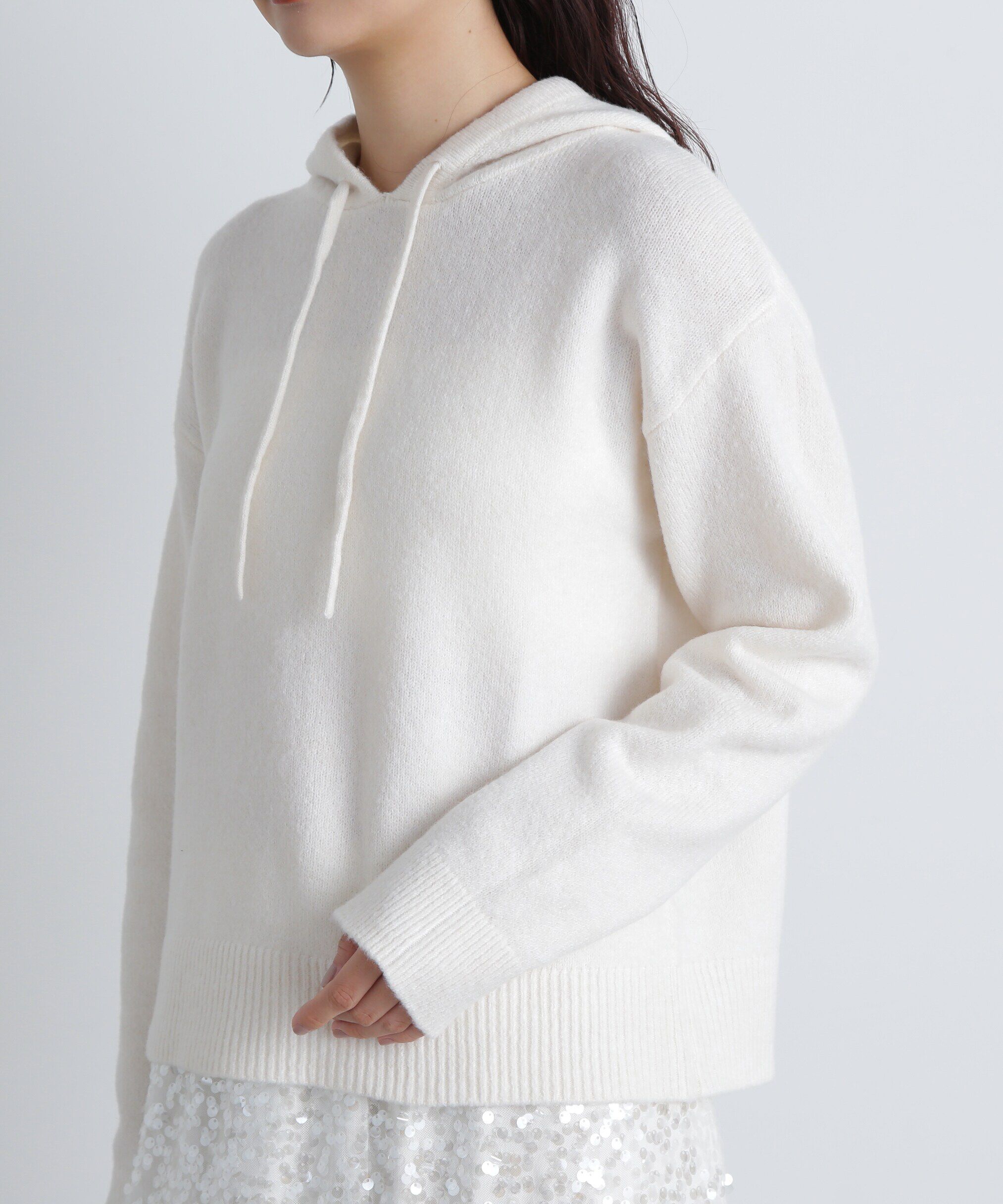  「ニットパーカー」|ニット・セーター|