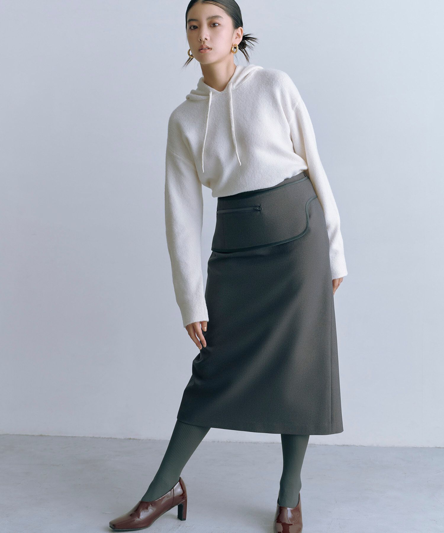  「ニットパーカー」|ニット・セーター|