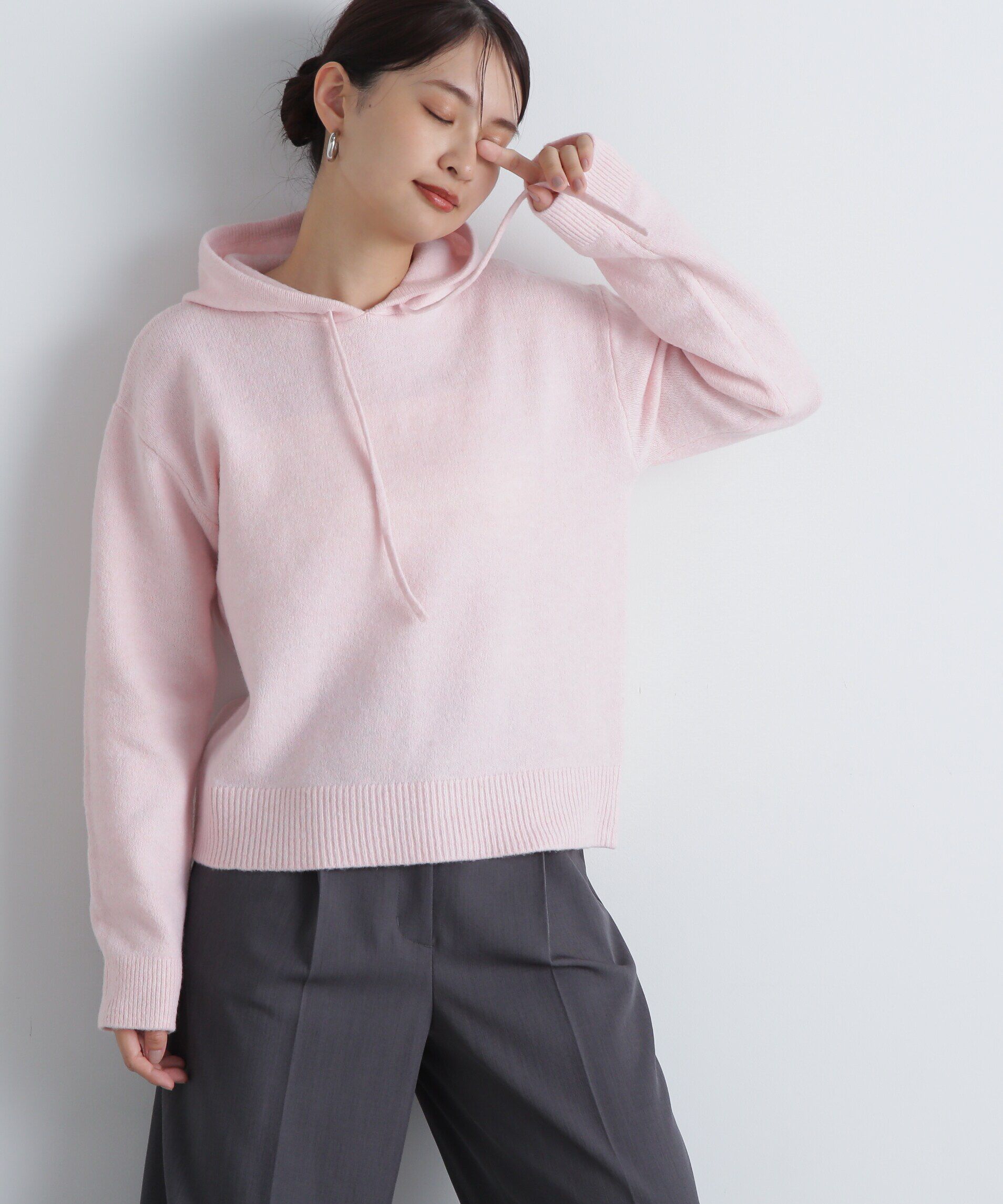  「ニットパーカー」|ニット・セーター|