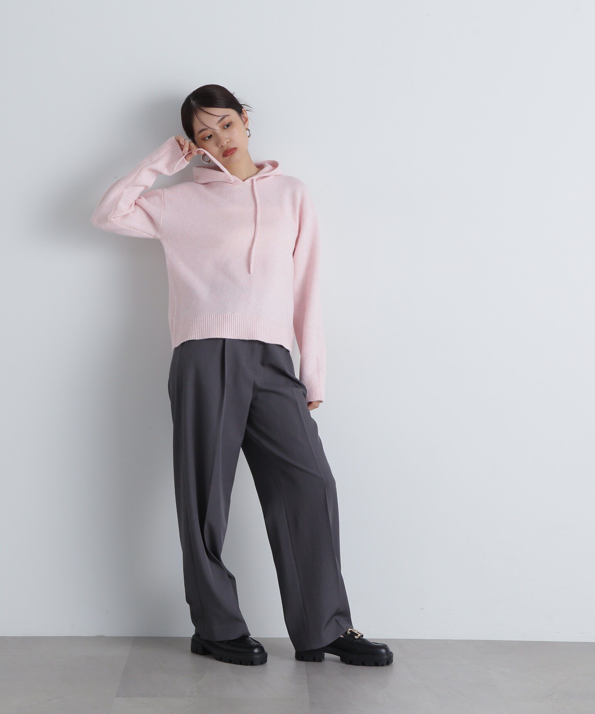  「ニットパーカー」|ニット・セーター|