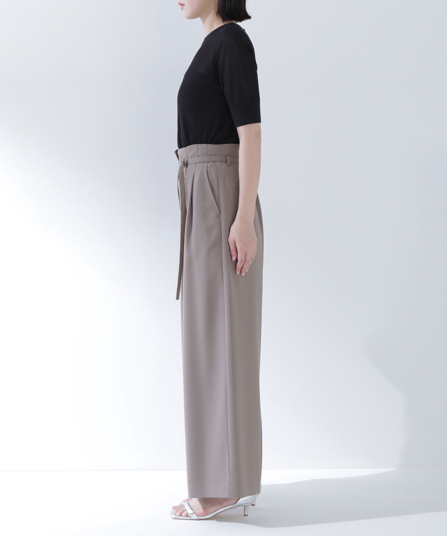  「バックサテンリラクシーパンツ」|その他|