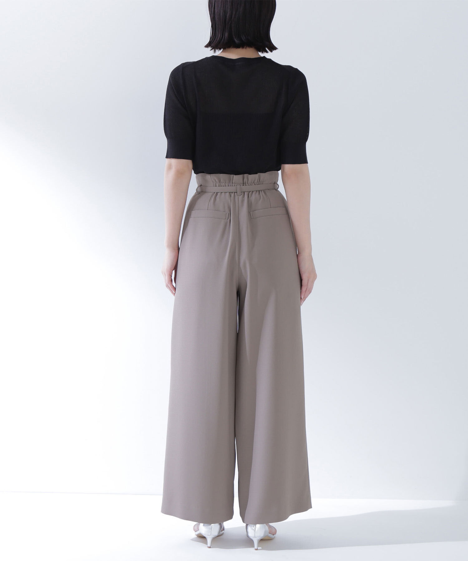  「バックサテンリラクシーパンツ」|その他|