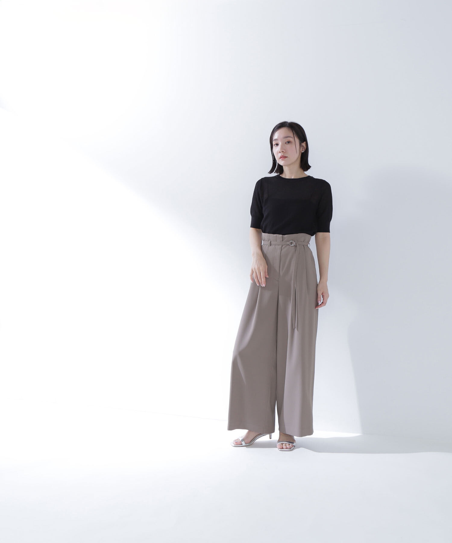  「バックサテンリラクシーパンツ」|その他|