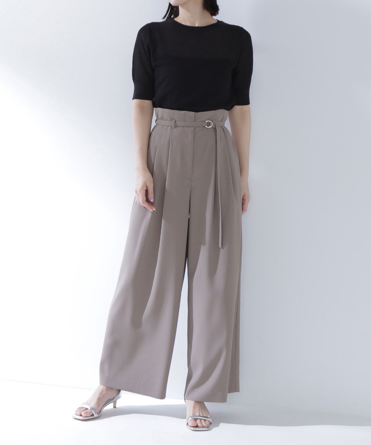  「バックサテンリラクシーパンツ」|その他|