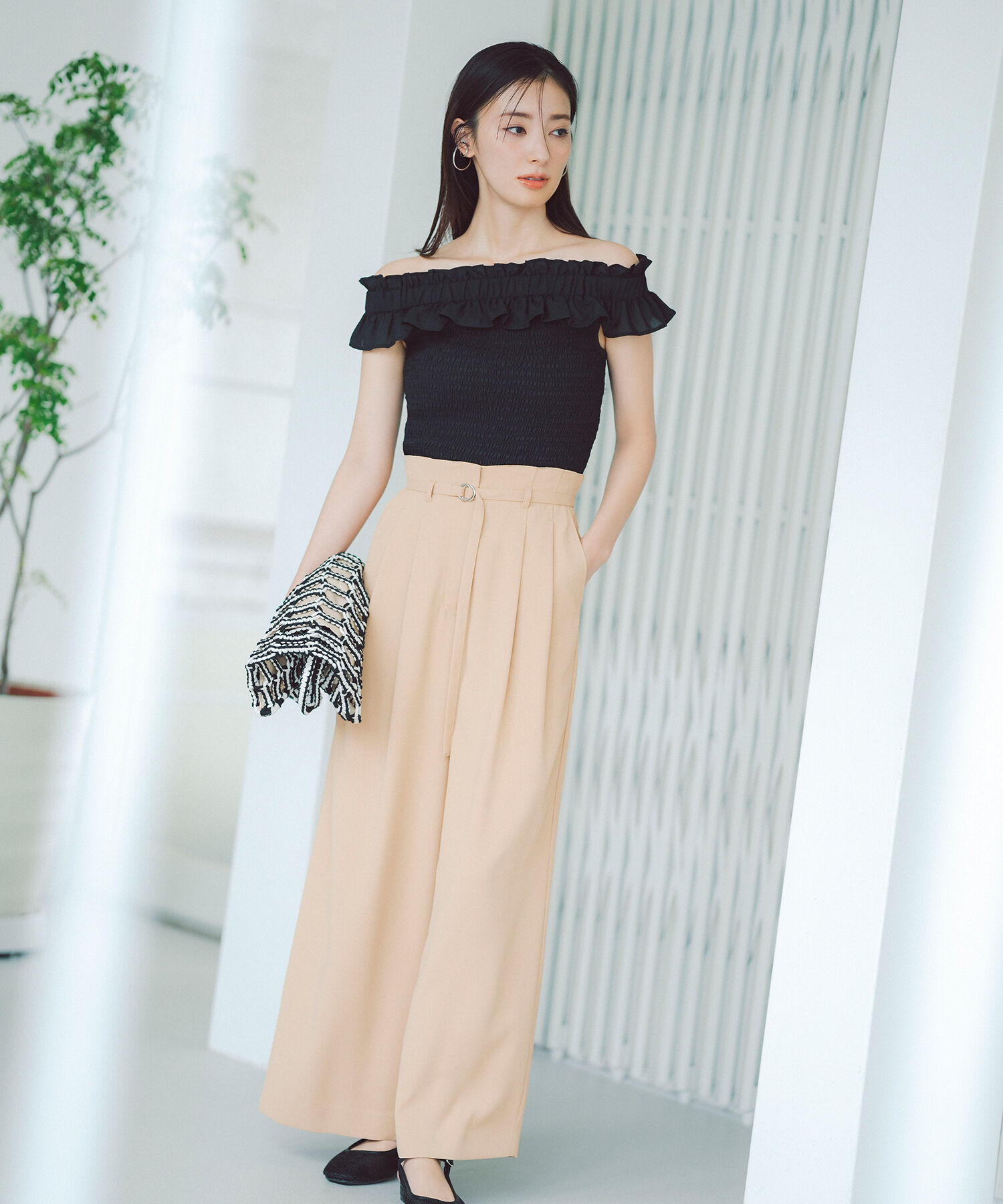  「バックサテンリラクシーパンツ」|その他|スモーキーオ