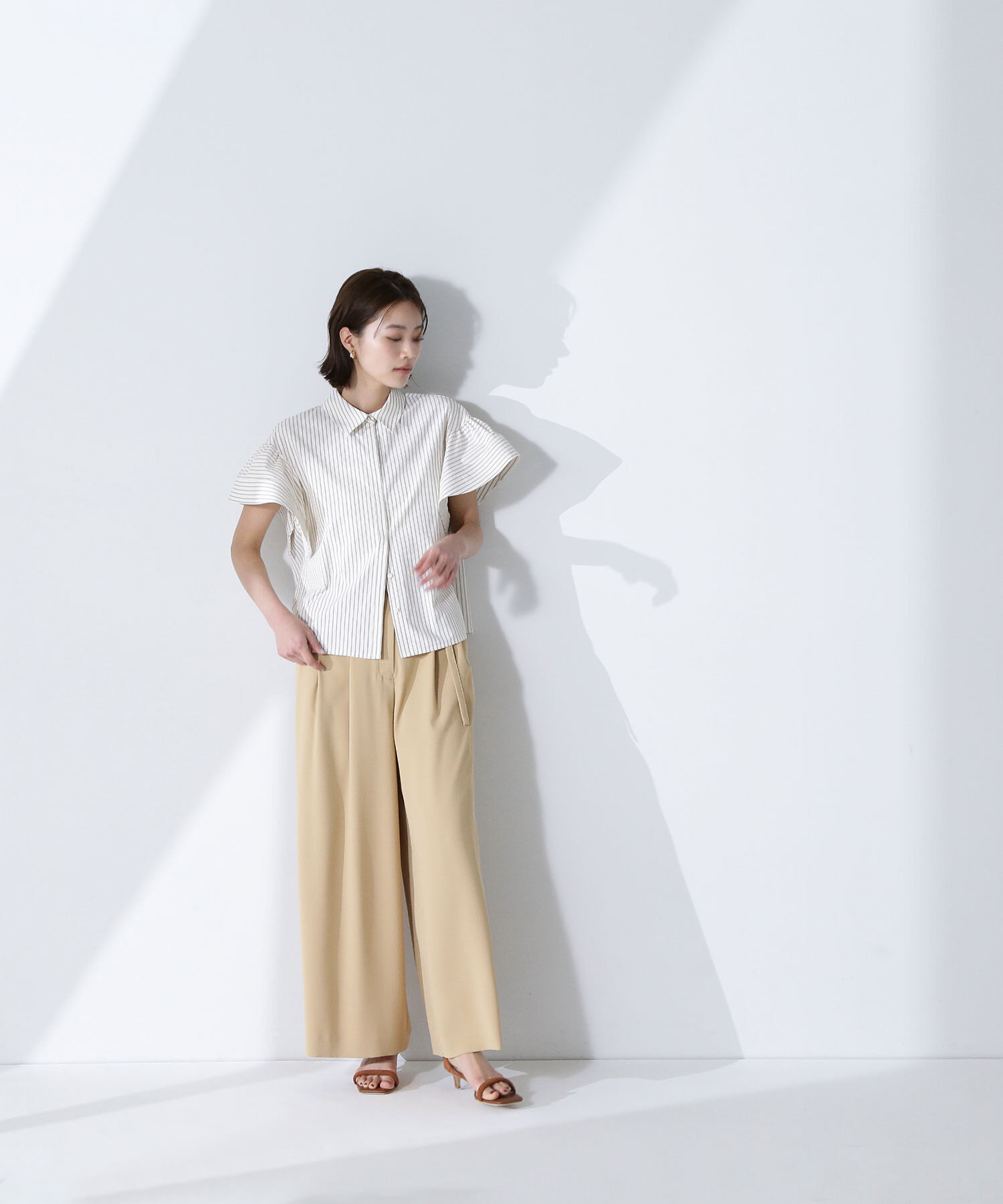  「バックサテンリラクシーパンツ」|その他|