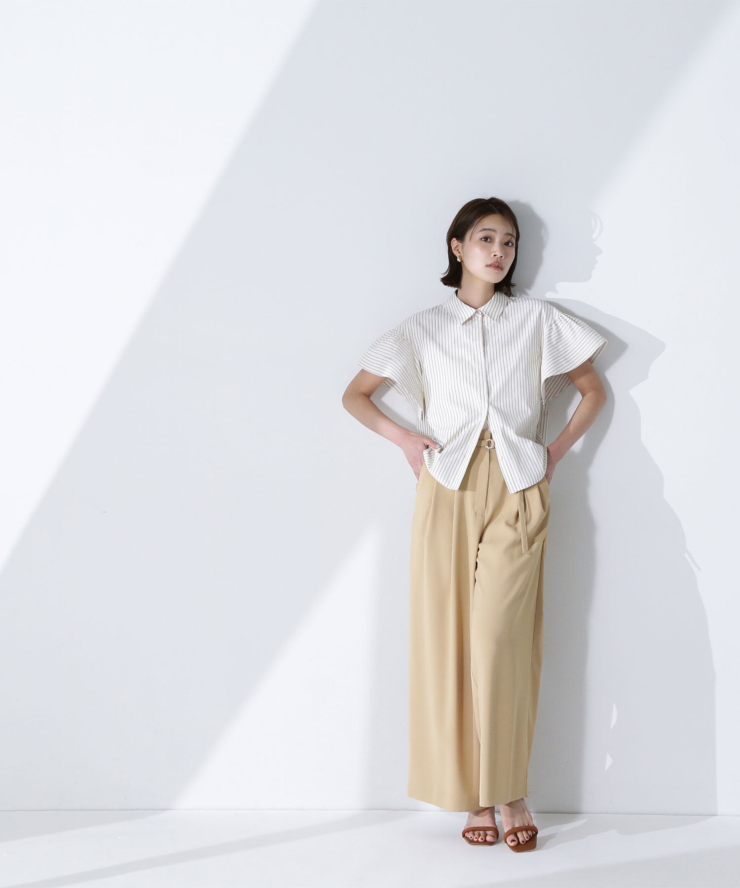  「バックサテンリラクシーパンツ」|その他|