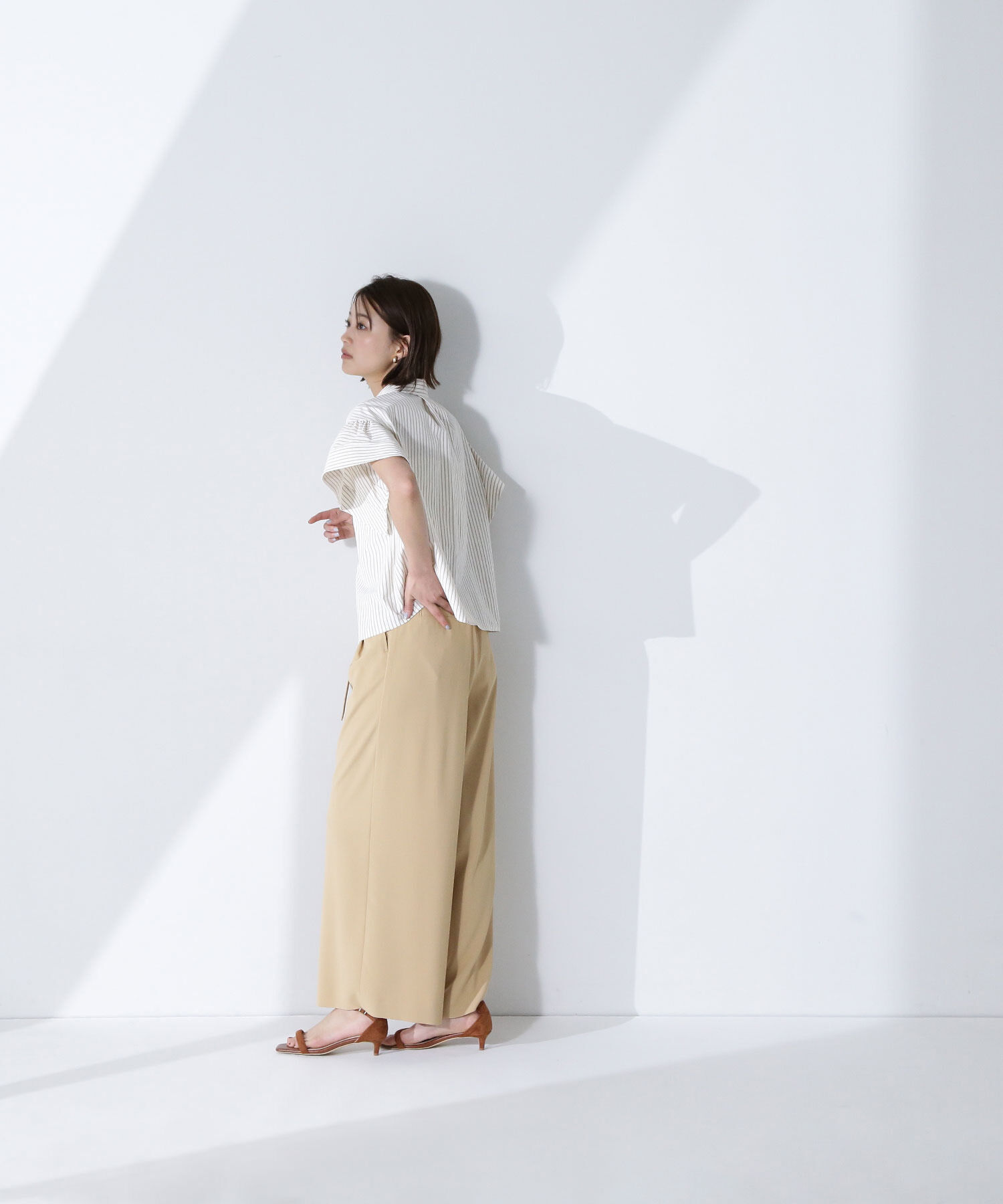  「バックサテンリラクシーパンツ」|その他|