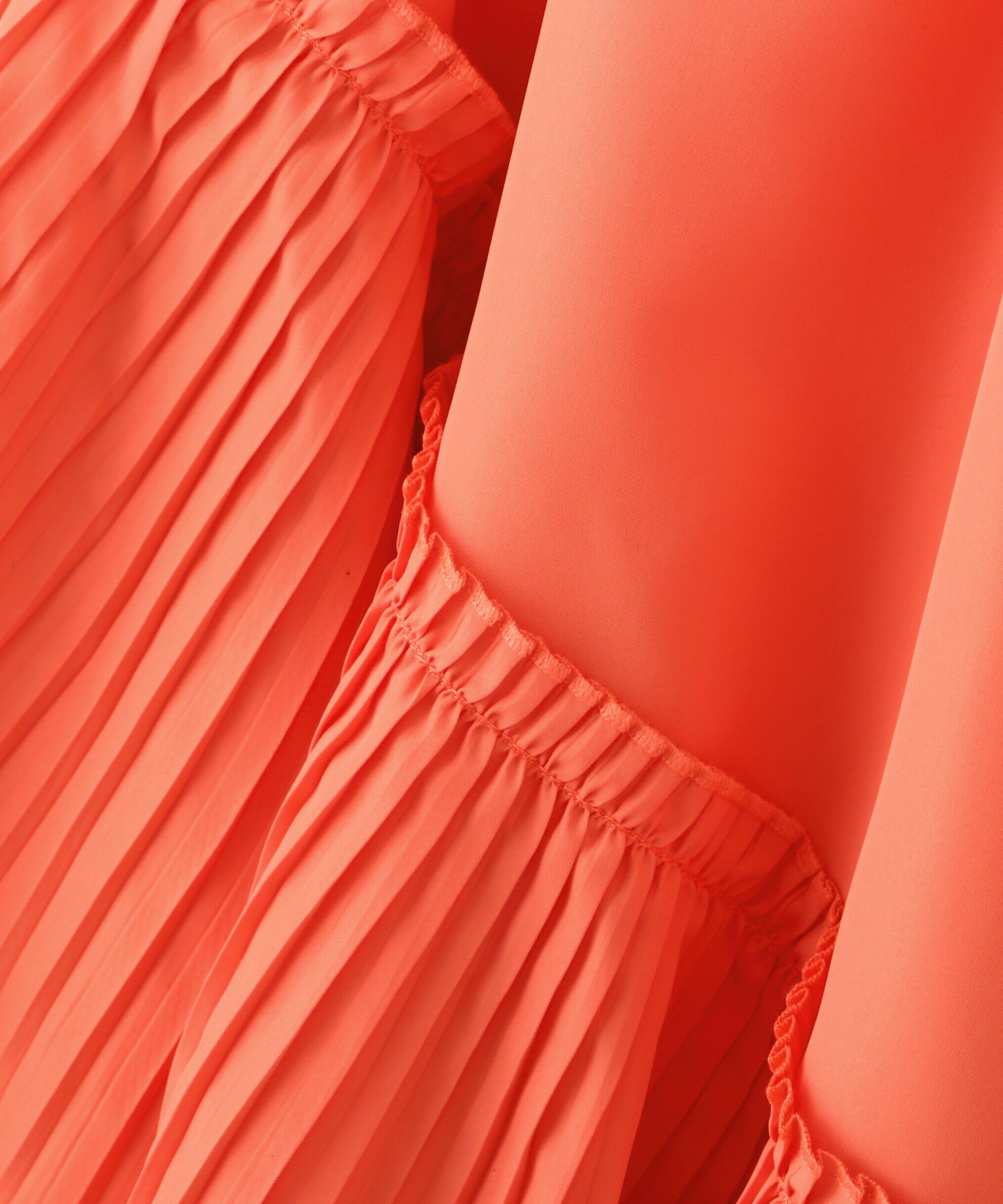  「◇ボリュームデザインプリーツティアードスカート」|スカート|