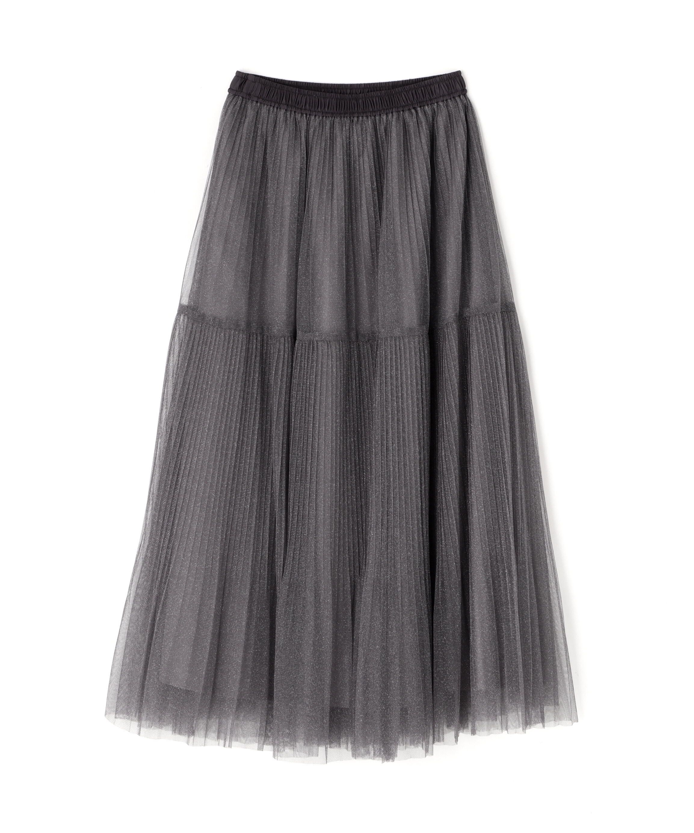  「ボリュームティアードチュールスカート」|スカート|