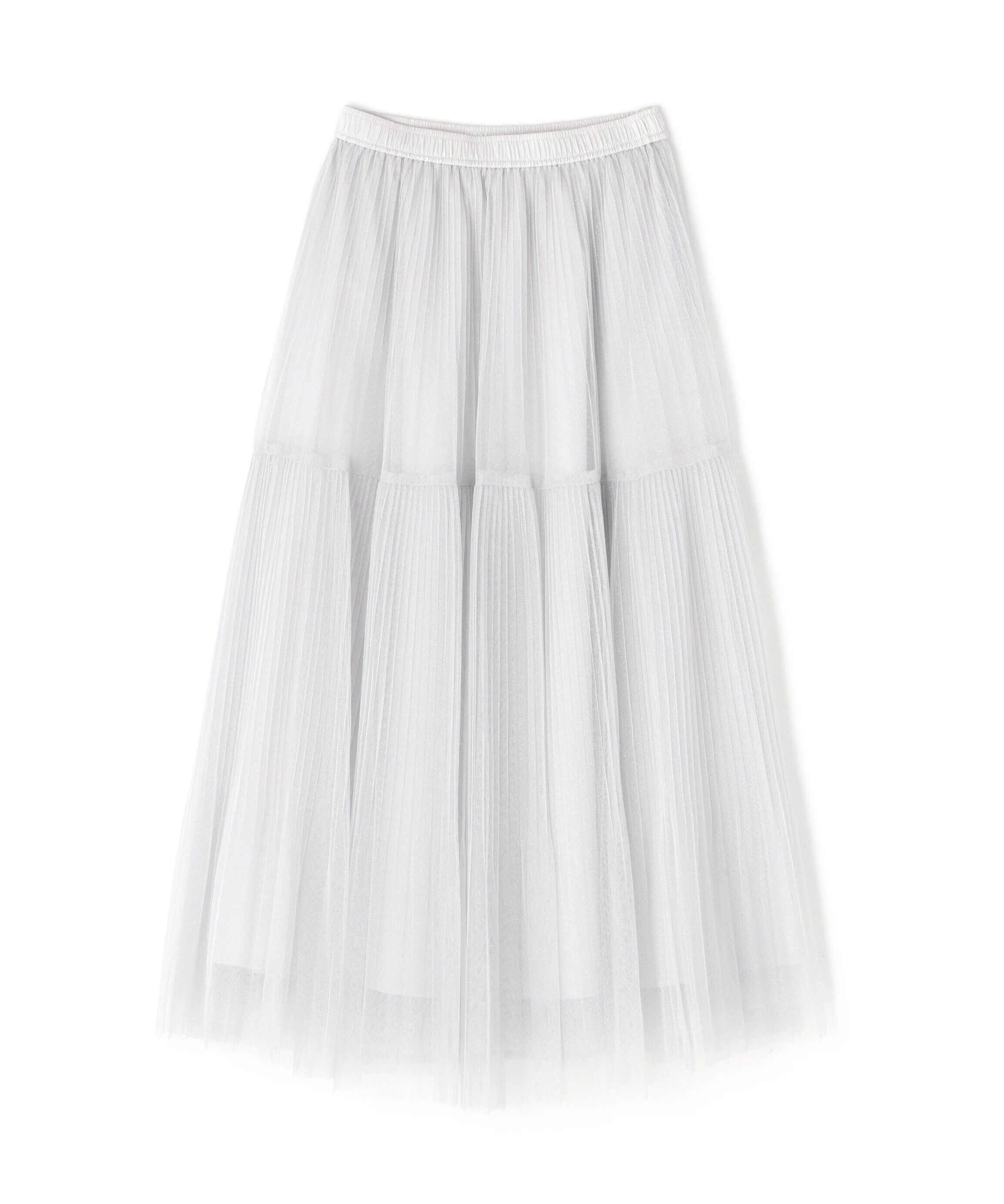  「ボリュームティアードチュールスカート」|スカート|