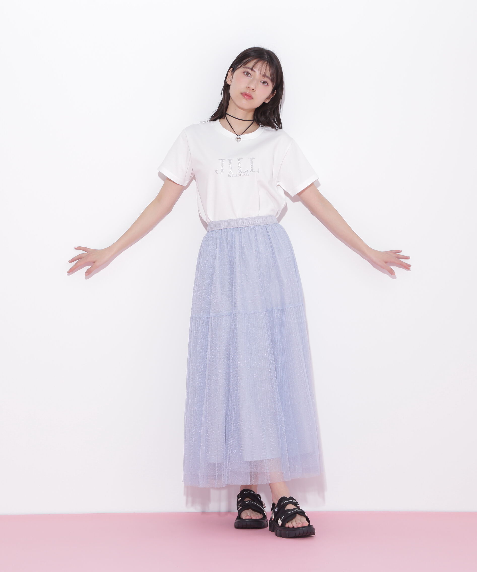  「ボリュームティアードチュールスカート」|スカート|