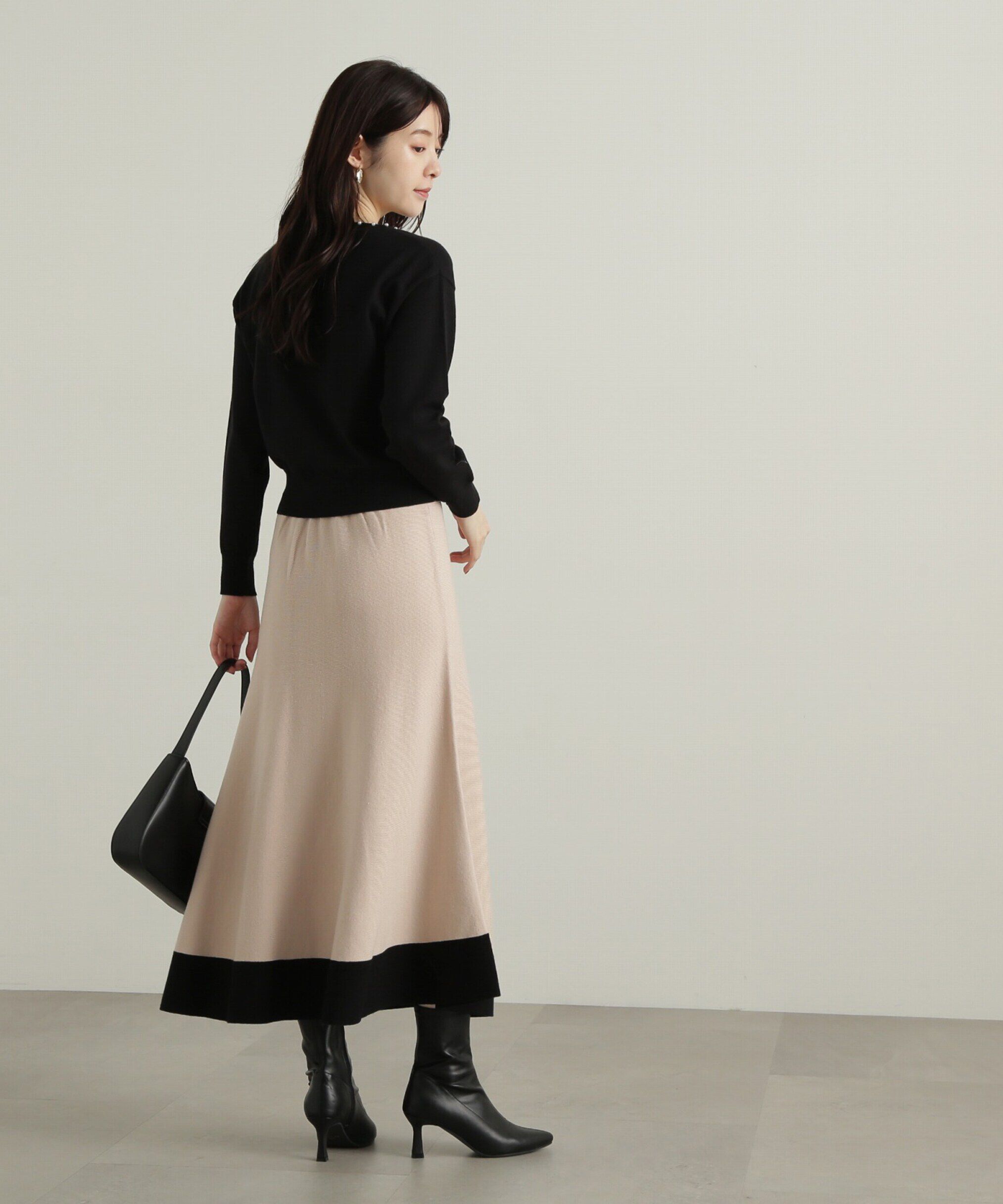 PROPORTION BODY DRESSING「バイカラーパールニットセットアップ」|ワンピース|