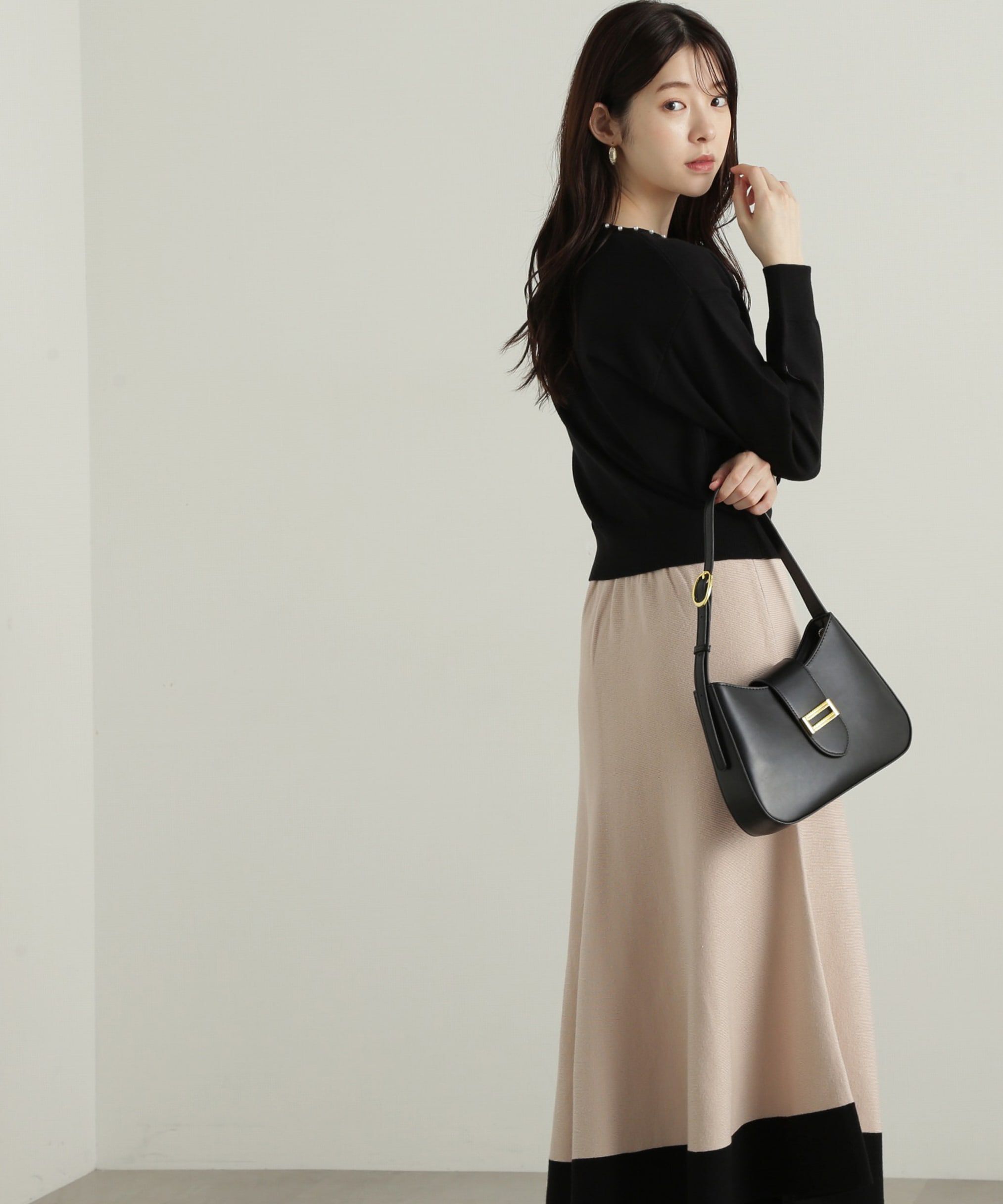 PROPORTION BODY DRESSING「バイカラーパールニットセットアップ」|ワンピース|