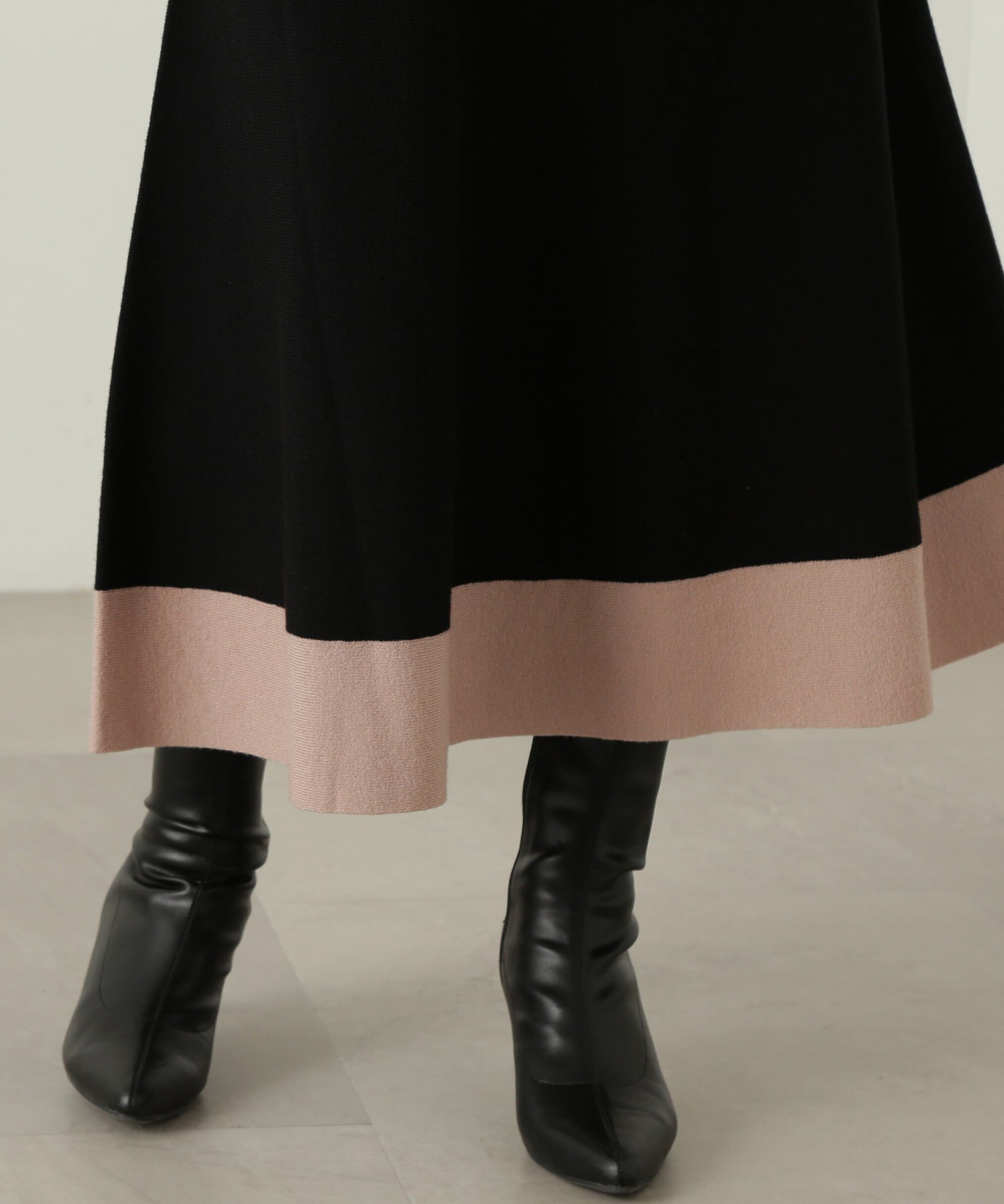 PROPORTION BODY DRESSING「バイカラーパールニットセットアップ」|ワンピース|