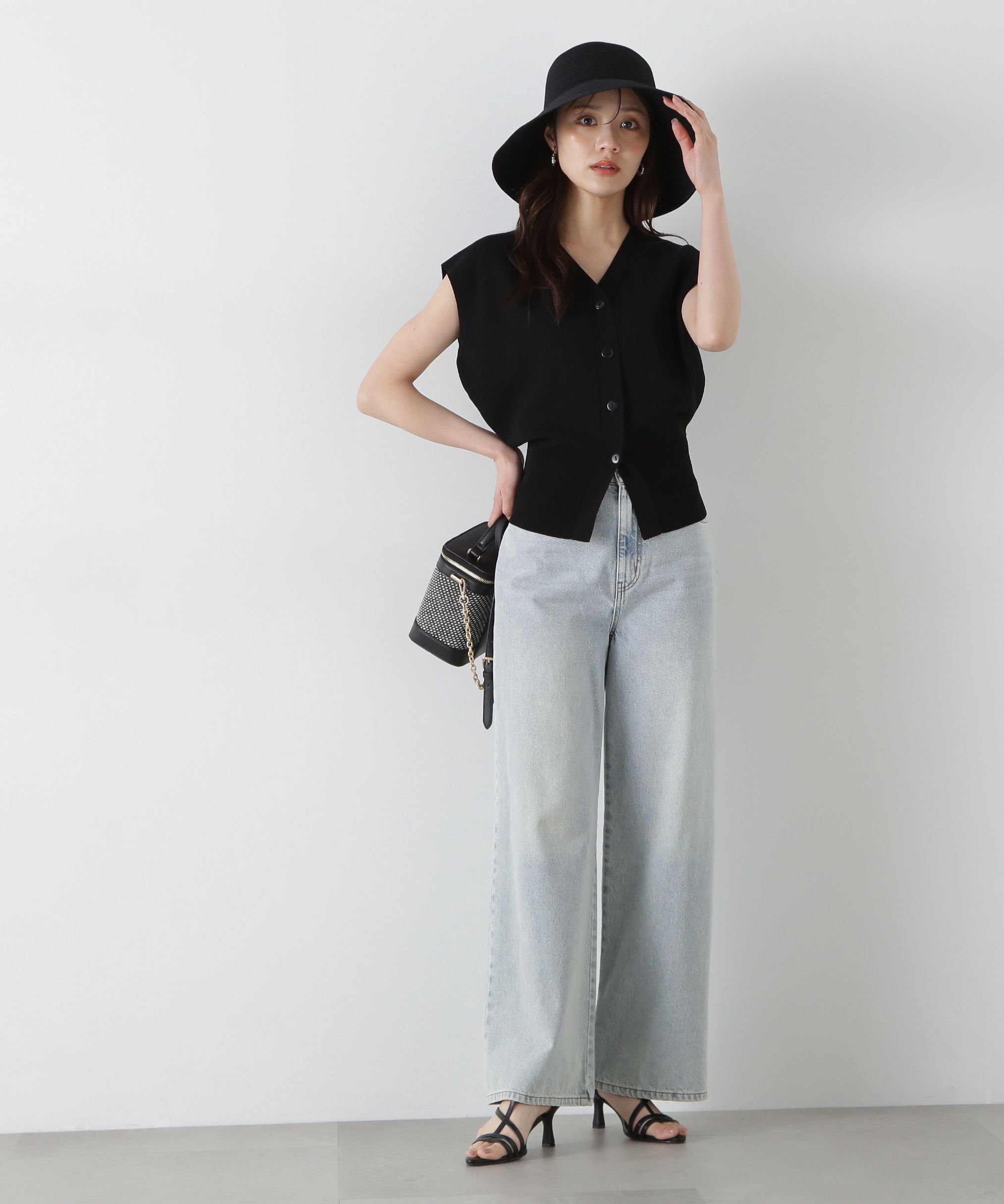 PROPORTION BODY DRESSING「スリットナローニットSET UP」|ワンピース|