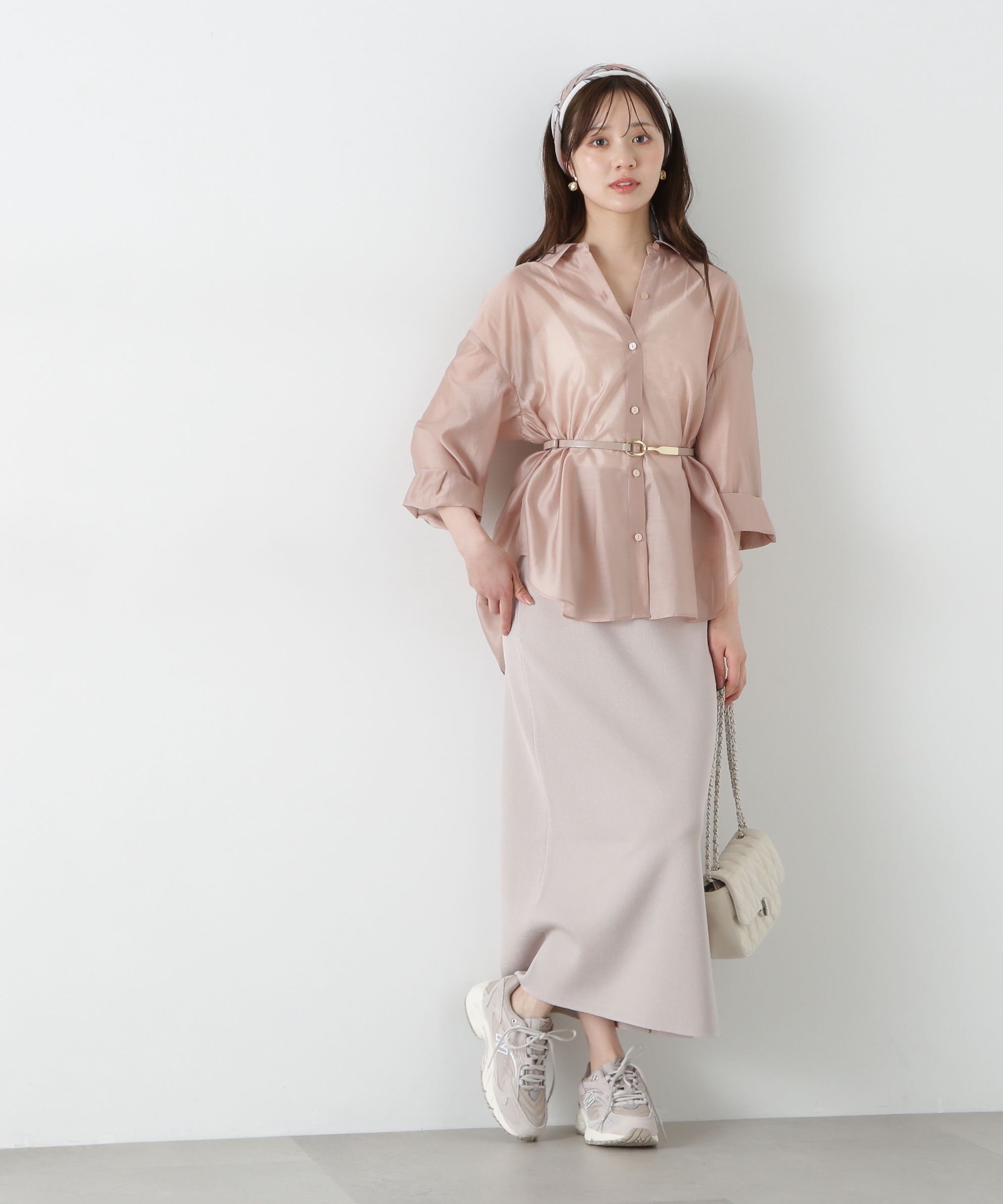 PROPORTION BODY DRESSING「スリットナローニットSET UP」|ワンピース|