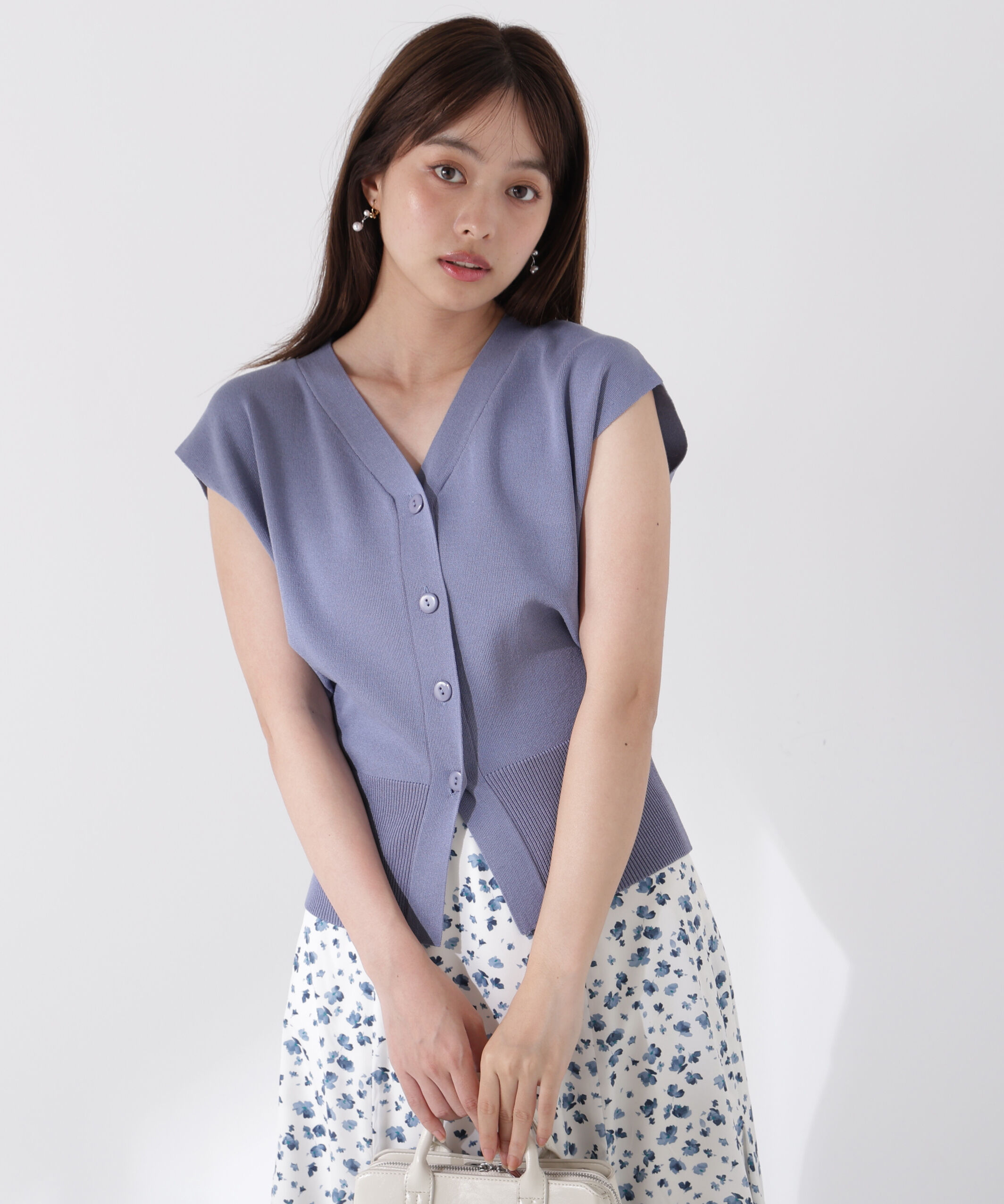 PROPORTION BODY DRESSING「スリットナローニットSET UP」|ワンピース|