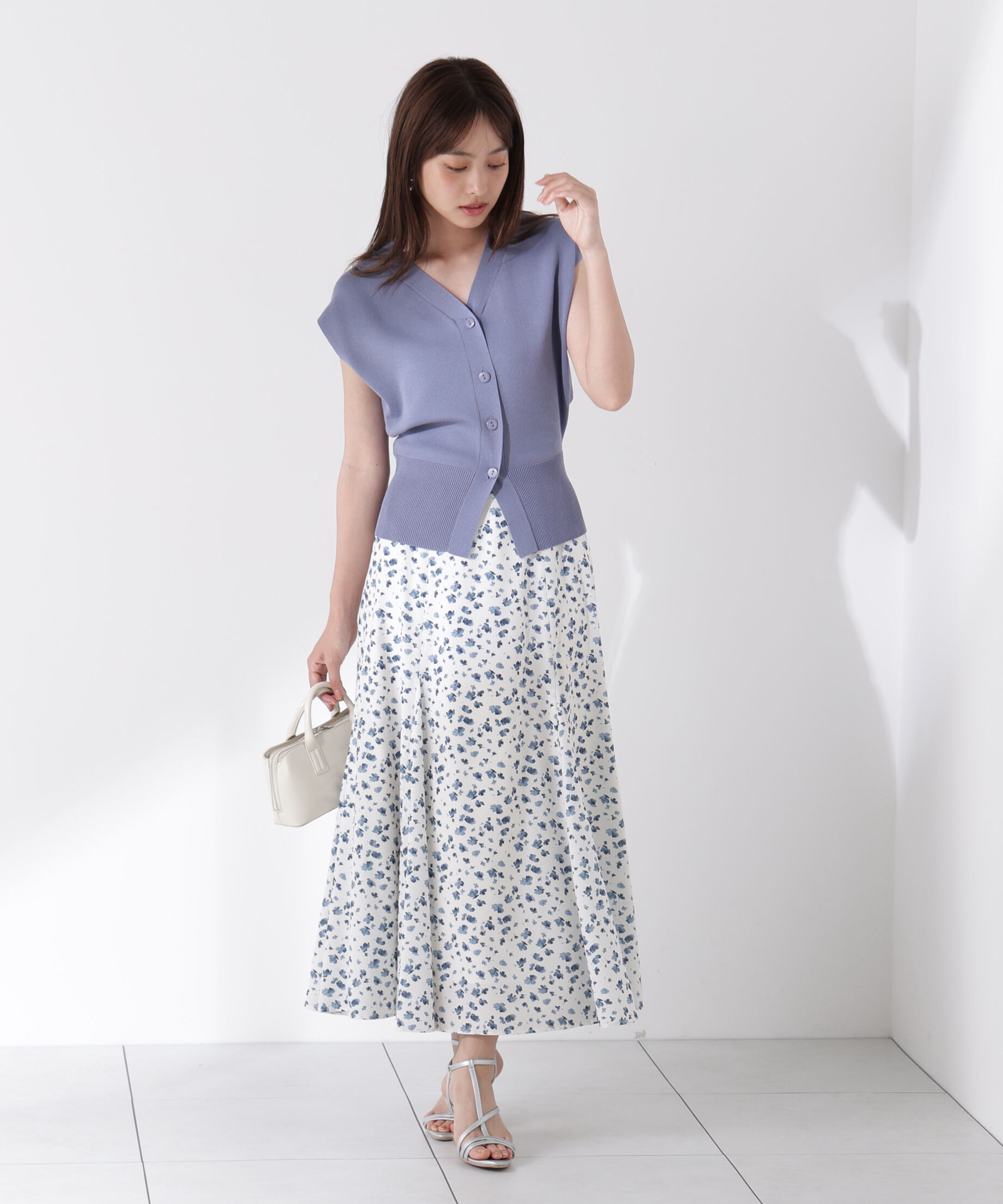 PROPORTION BODY DRESSING「スリットナローニットSET UP」|ワンピース|