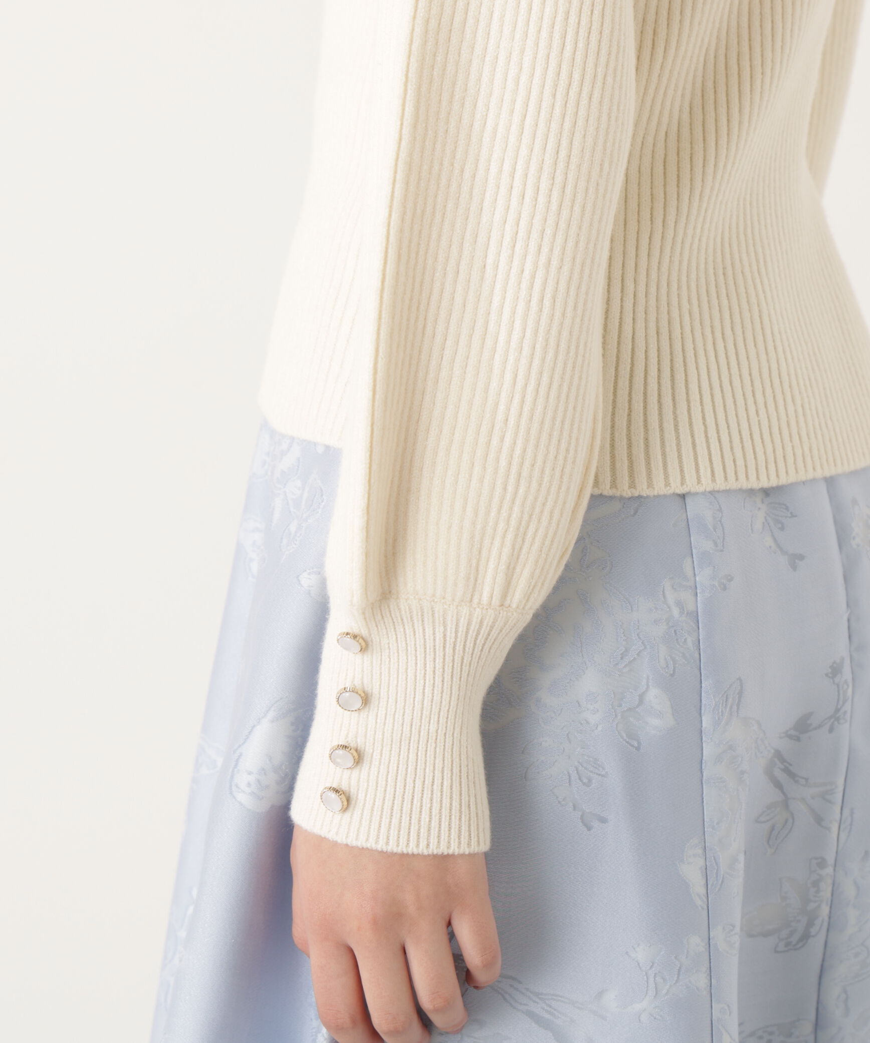 PROPORTION BODY DRESSING「ハイネックボリュームスリーブニット」|ニット・セーター|