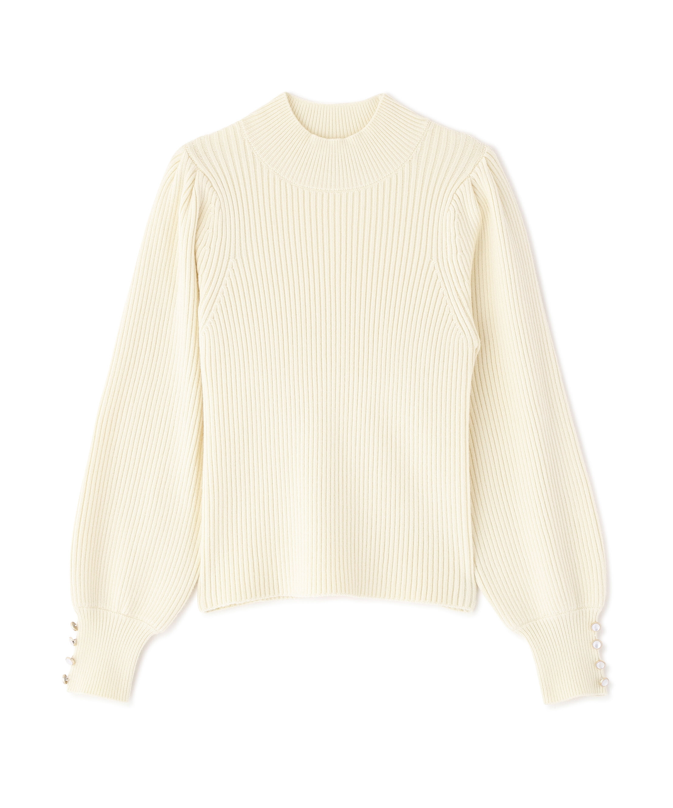 PROPORTION BODY DRESSING「ハイネックボリュームスリーブニット」|ニット・セーター|