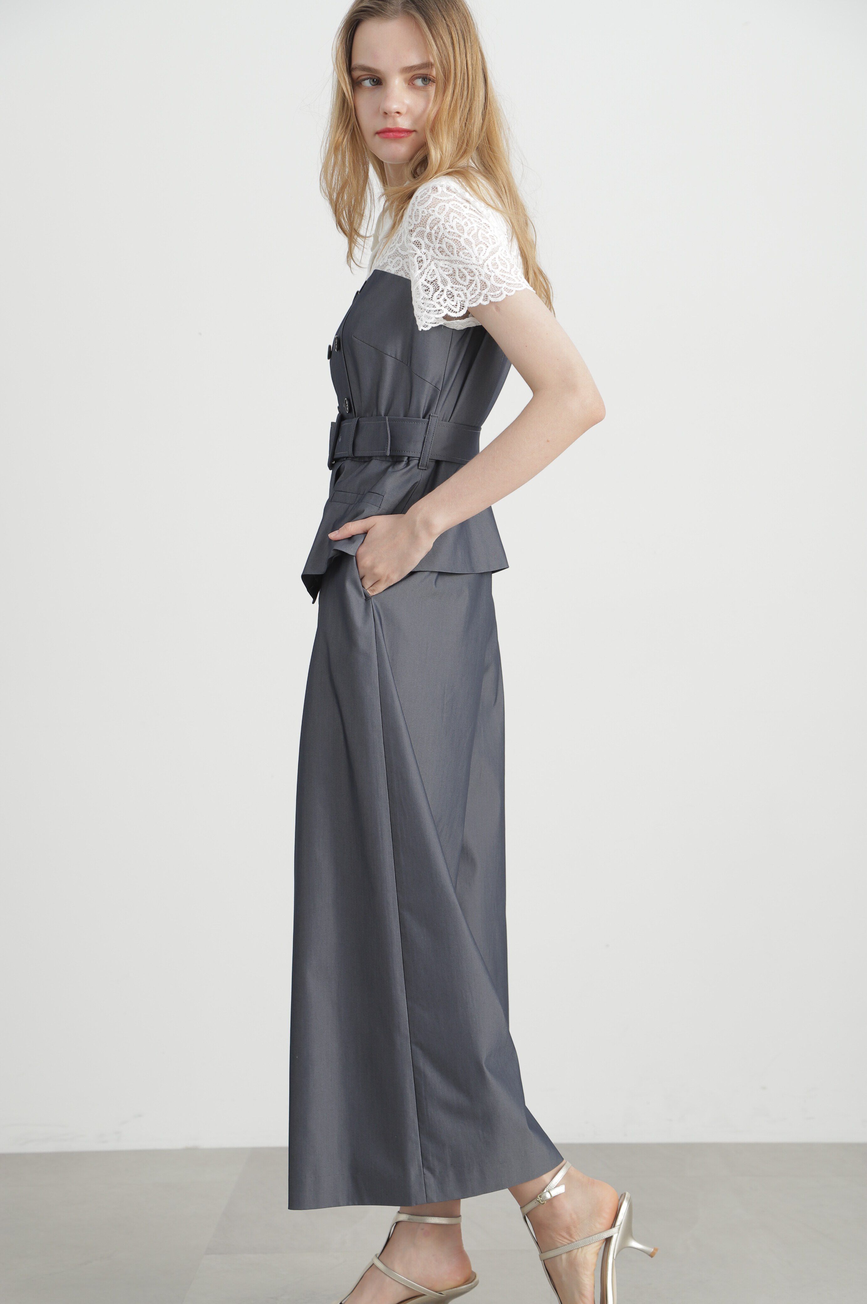  「レースコンビジャンプスーツ」|ワンピース|