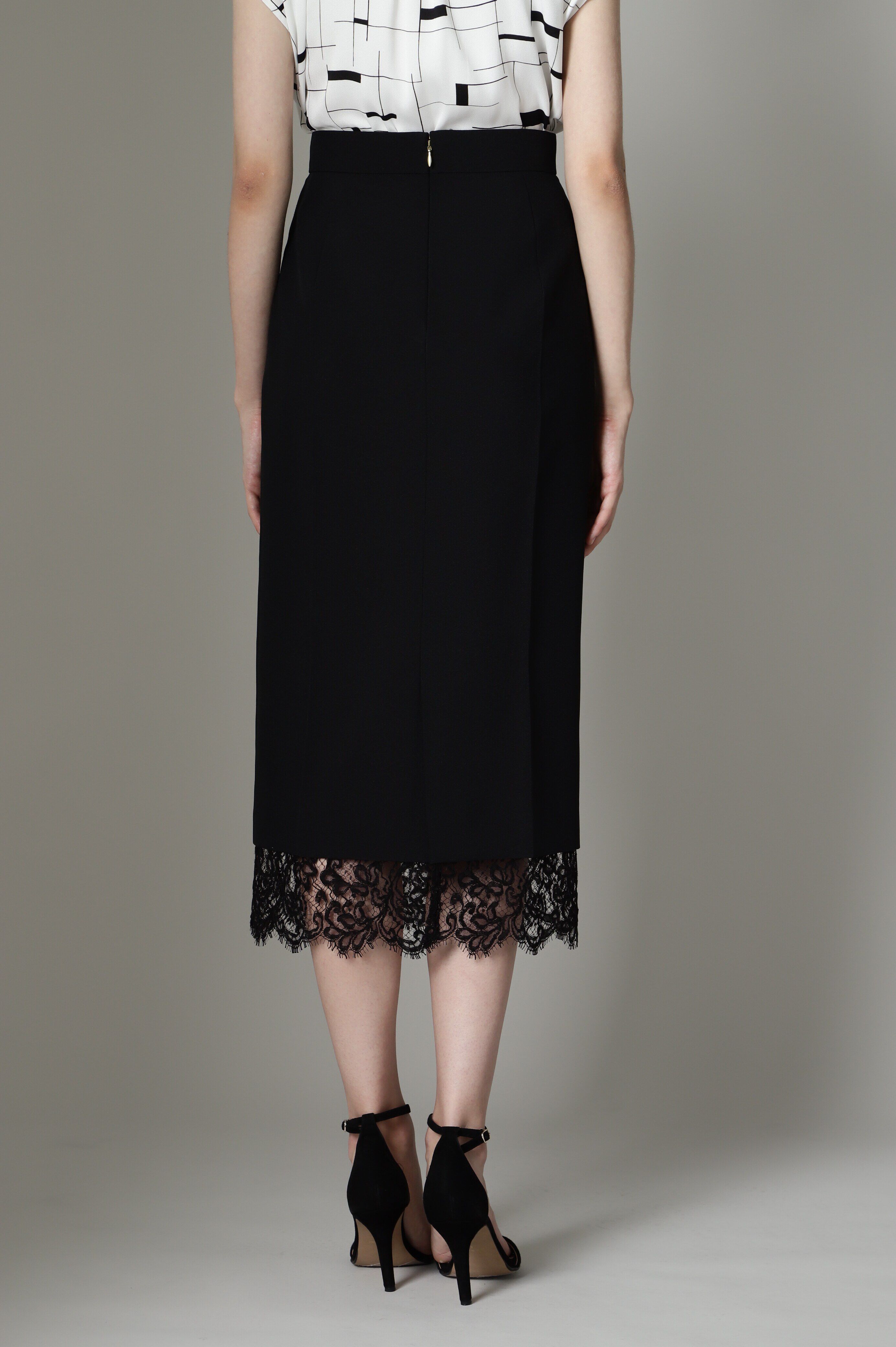  「[URBAN PRECIOUS]レースコンビスカート」|スカート|